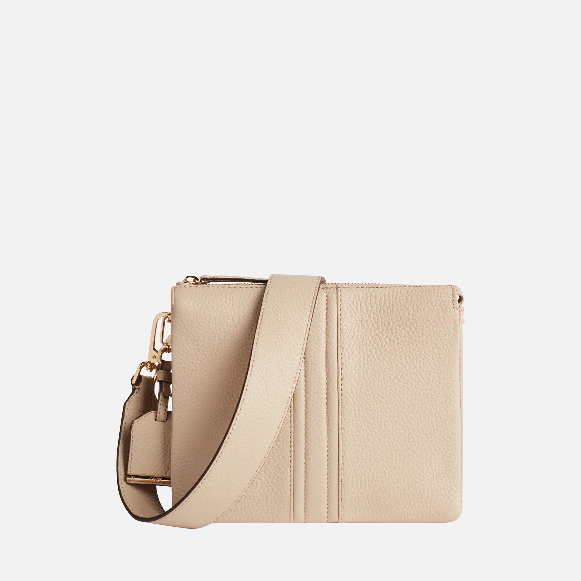 Cream women's crossbody bag Geox Clarissy - Women's