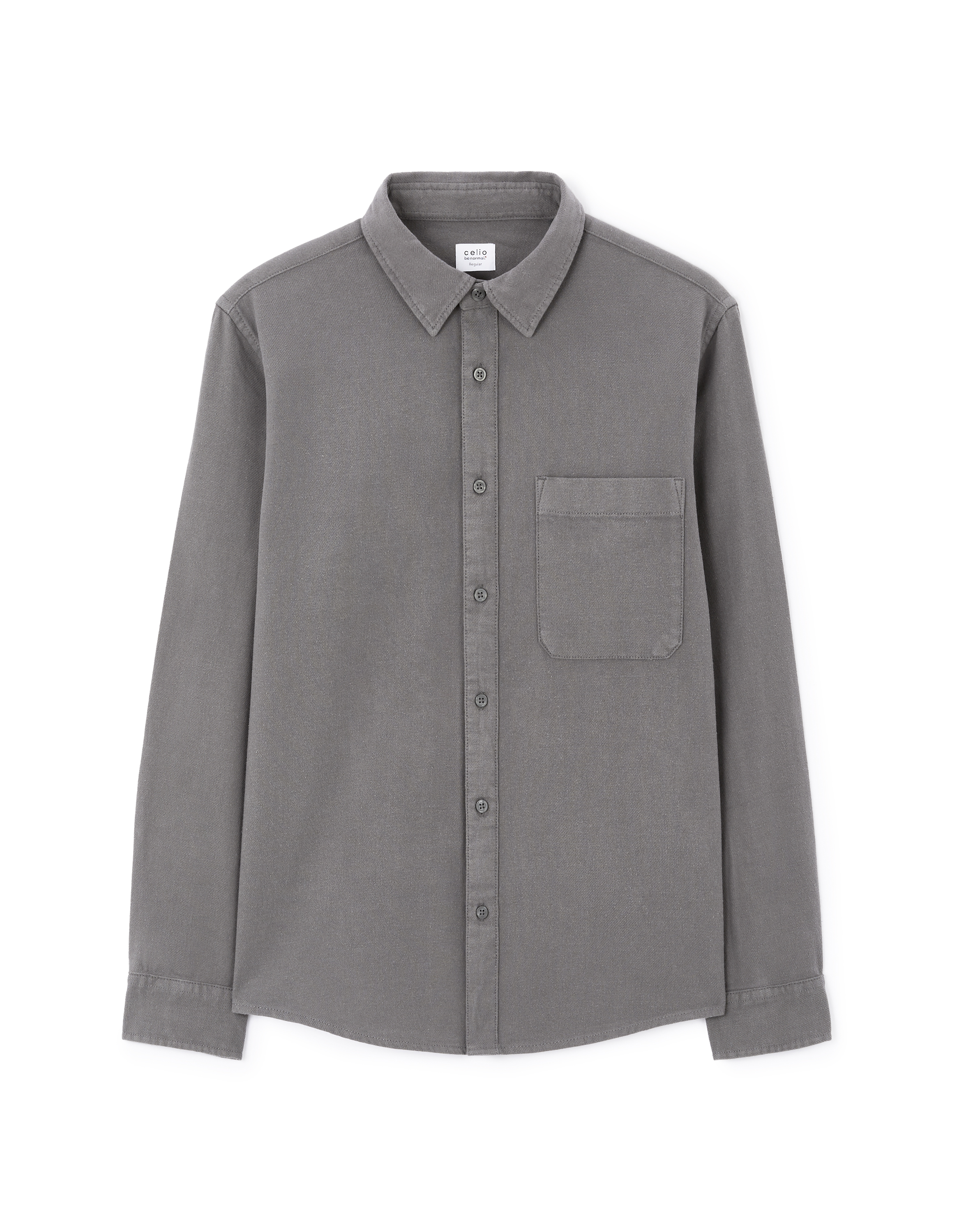 Celio Shirt Jabrushed - Men's