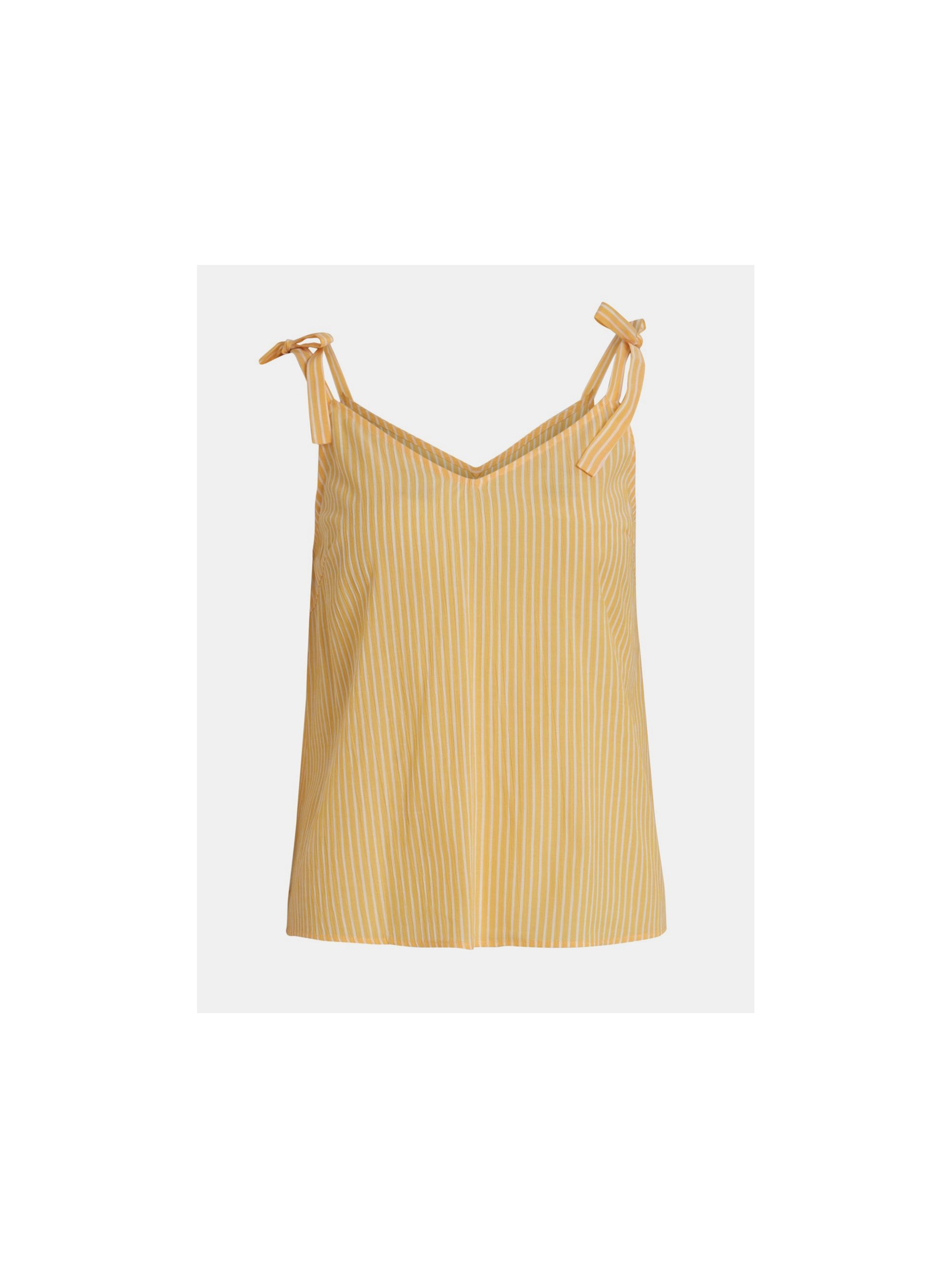 Yellow Striped Top VILA Binni - Women