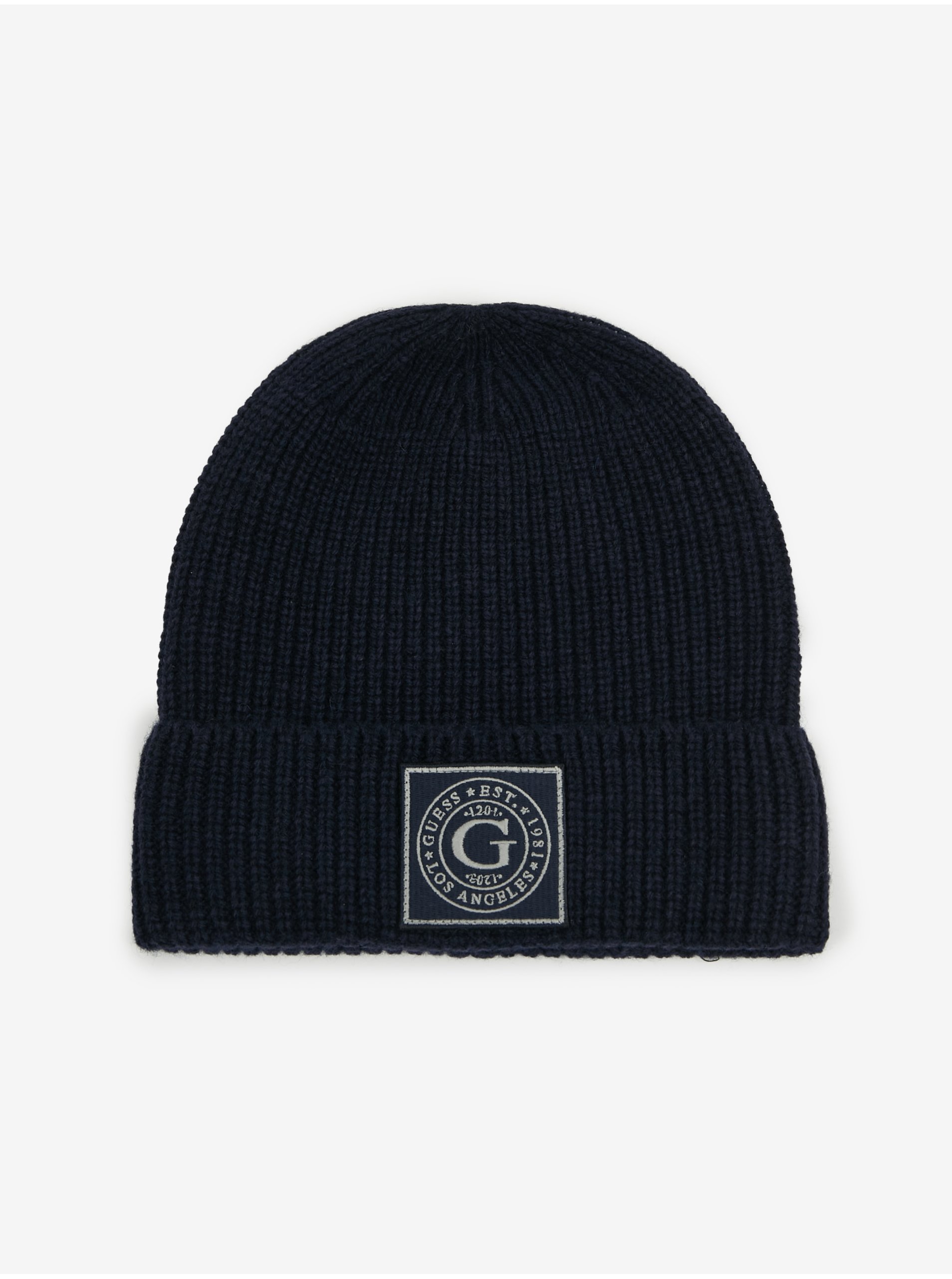 Dark blue mens woolen beanie Guess Hunter - Mens