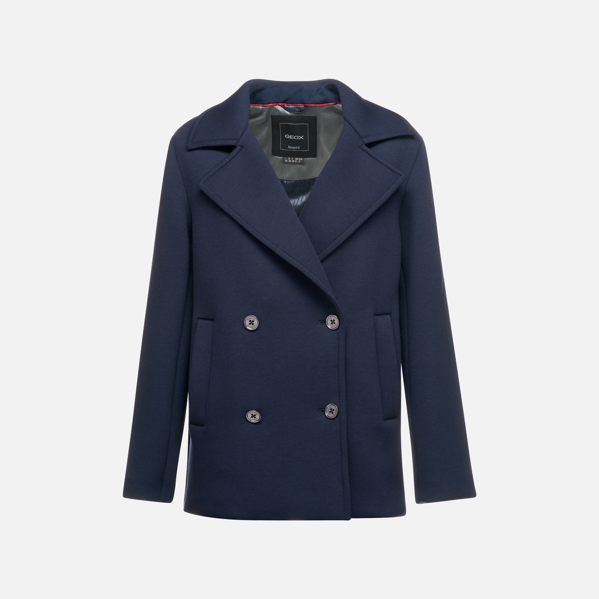 Dark blue women&#039;s coat Geox Gardenia - Women&#039;s
