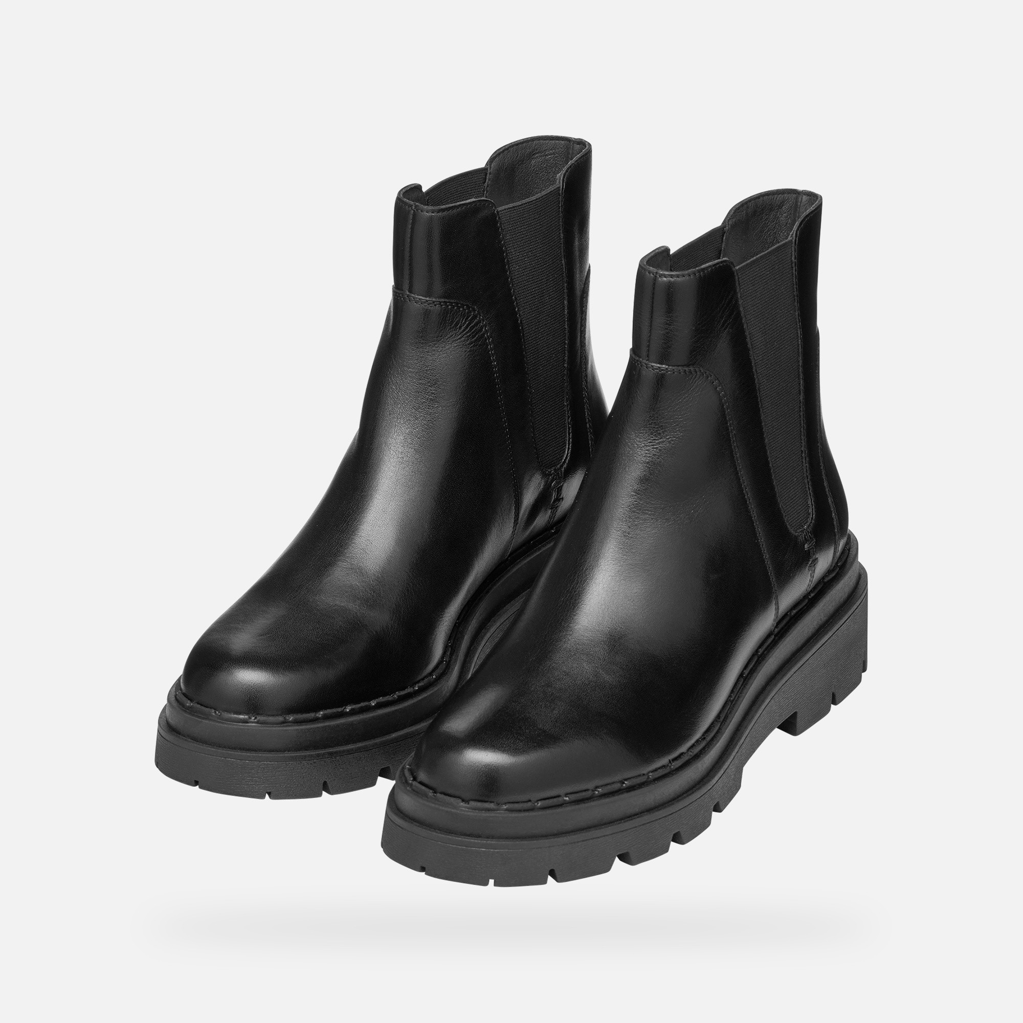 Black women's ankle boots Geox Felleny - Women's