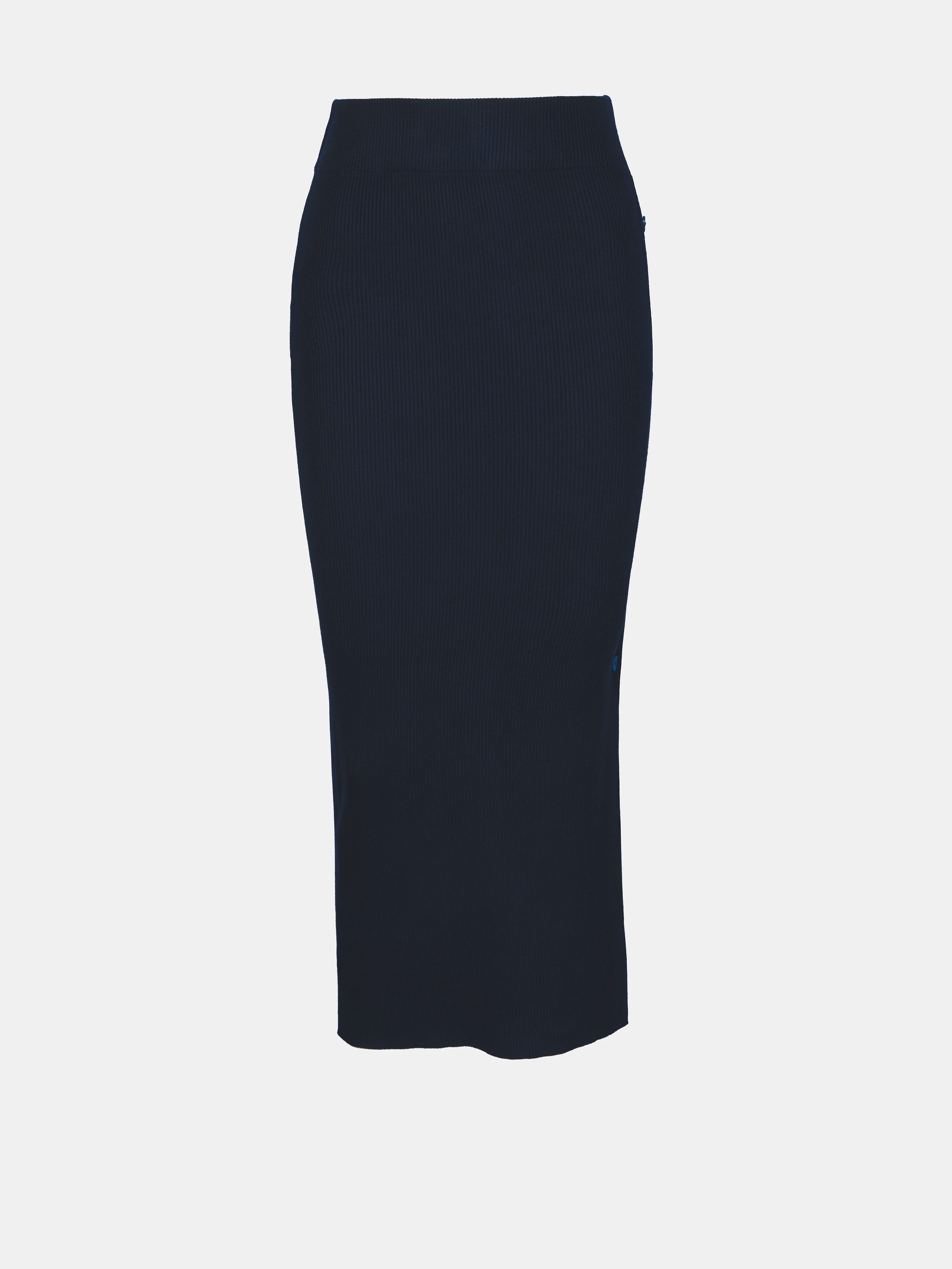 Tmavě modrá pletená sukně ORSAY