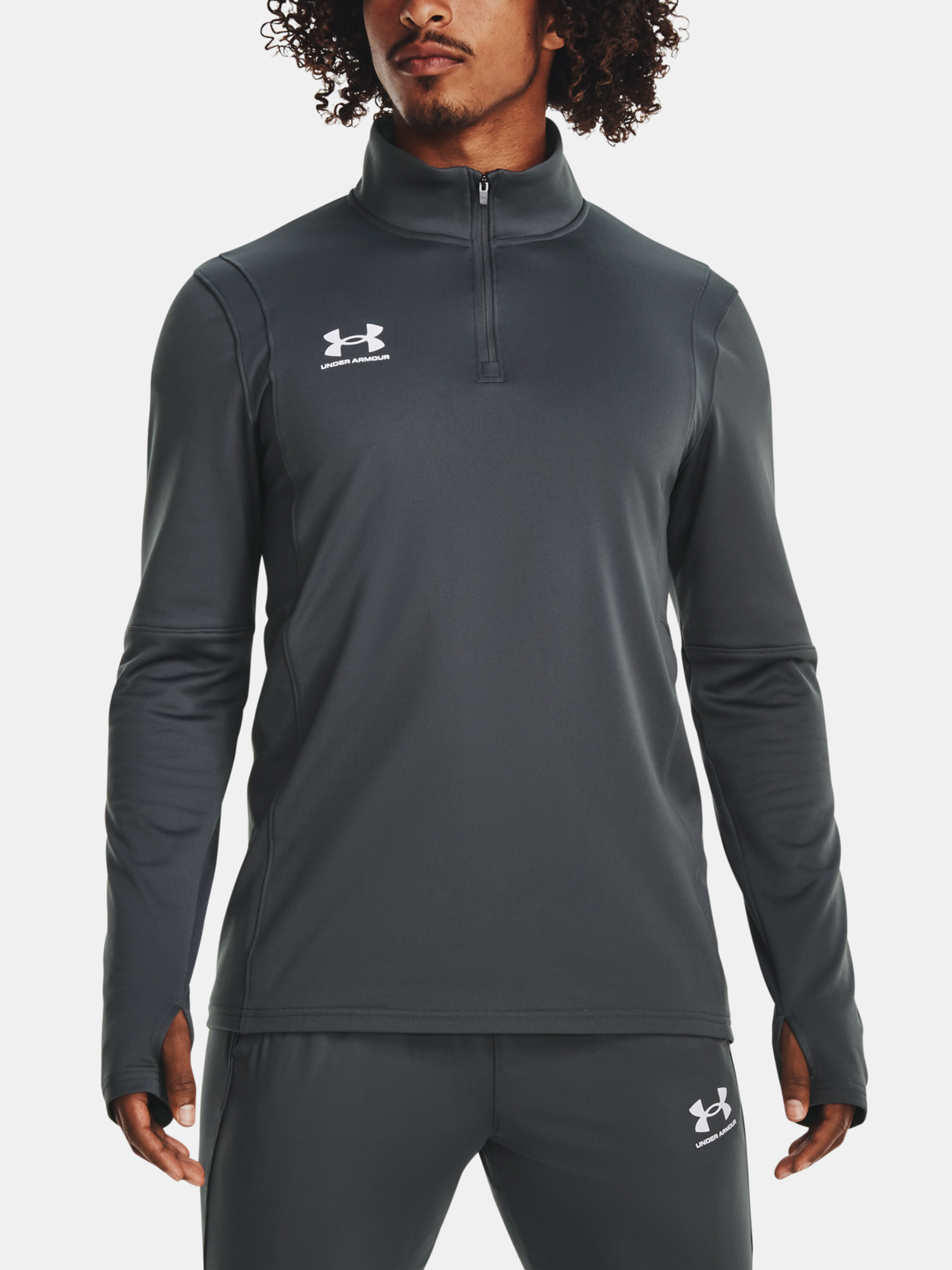 Men's T-shirt Under Armour UA M's Ch. Midlayer-GRY - Men's