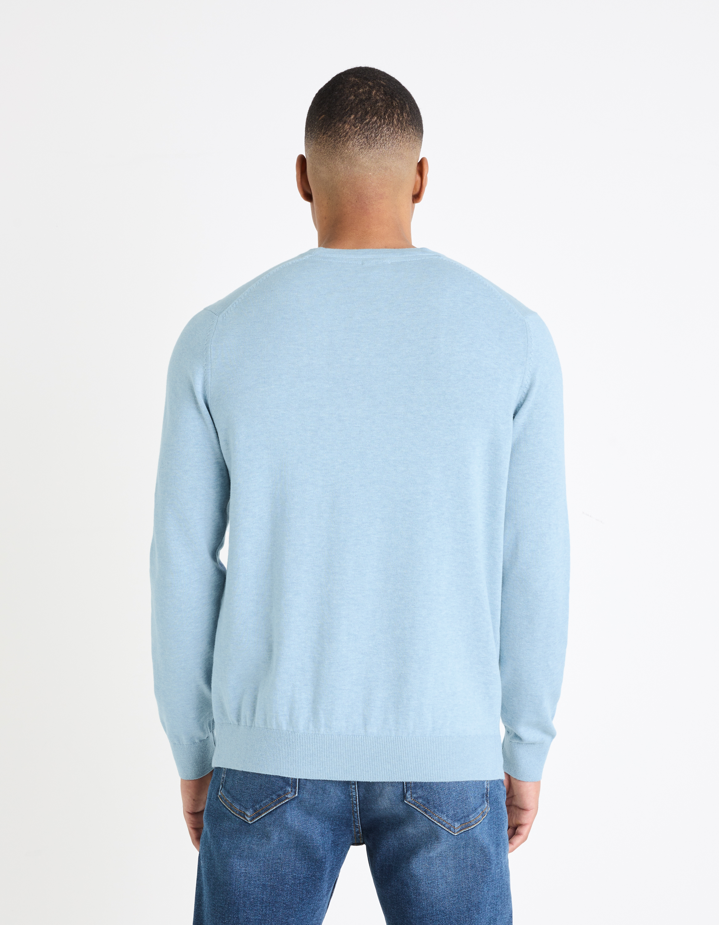 Pulovere si hanorace pentru barbati Celio - albastru deschis