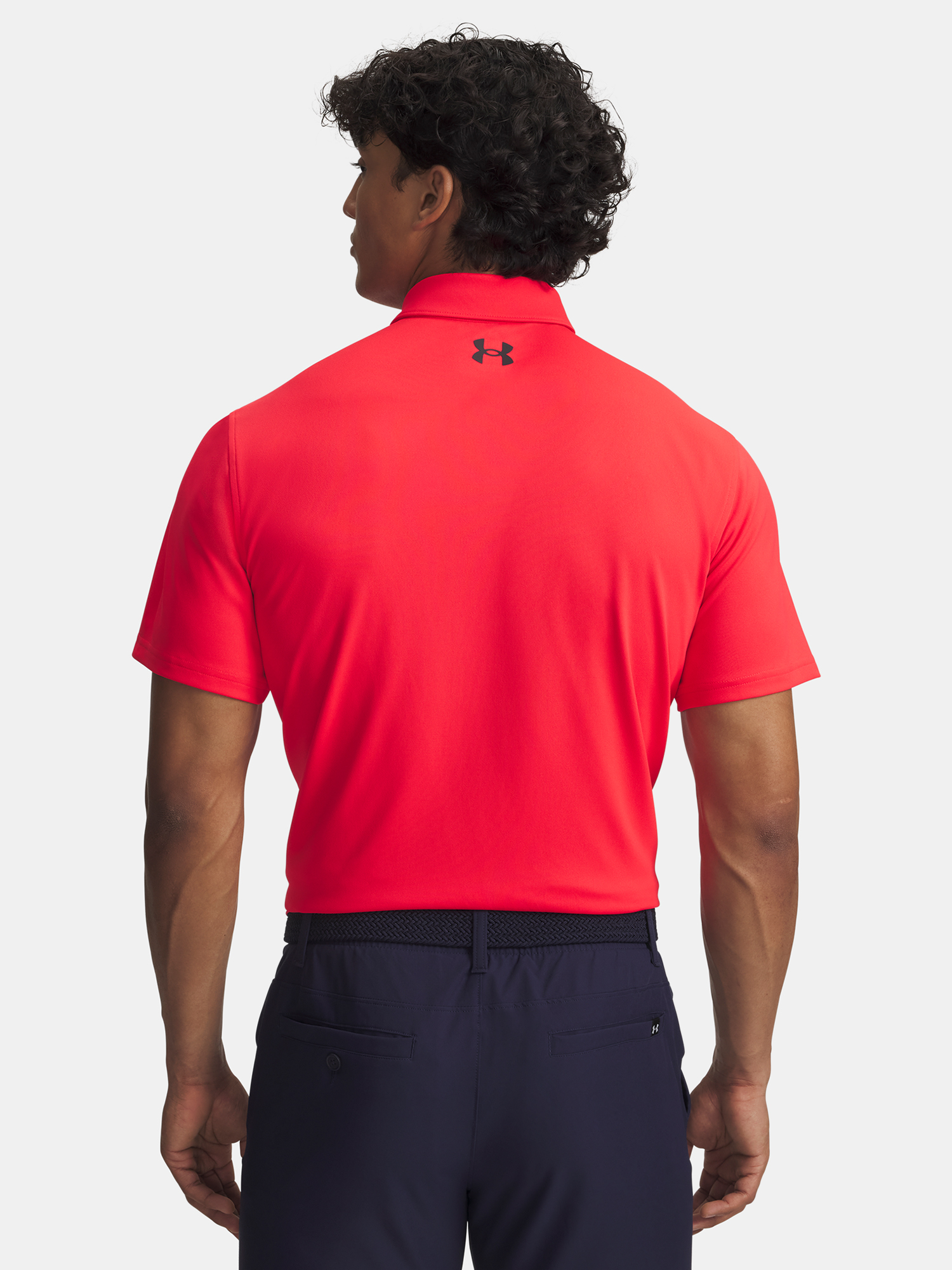 Men's Under Armour UA T2G Pique Polo-RED T-Shirt - Men's