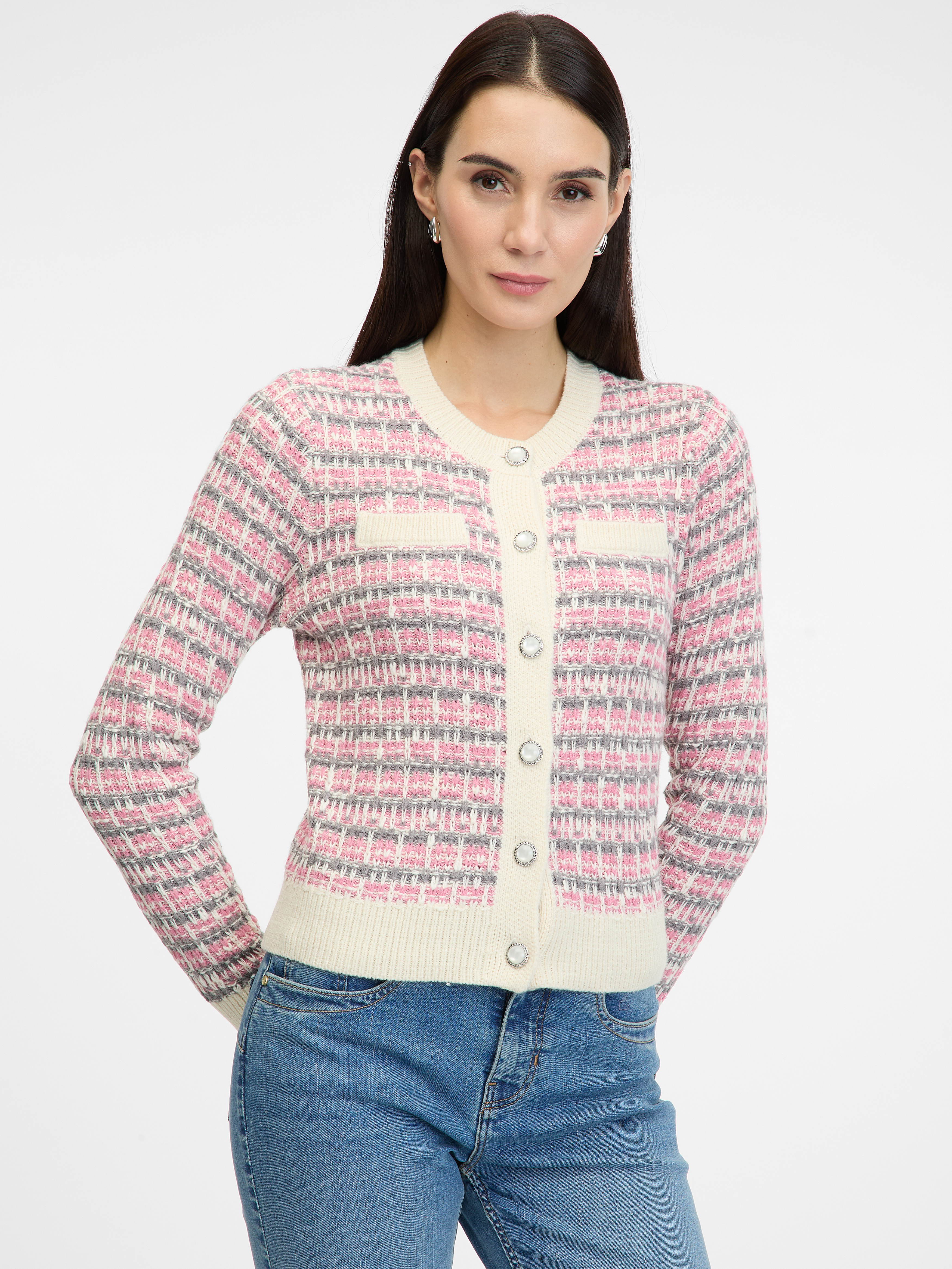 Light pink women&#039;s cardigan ORSAY - Women&#039;s