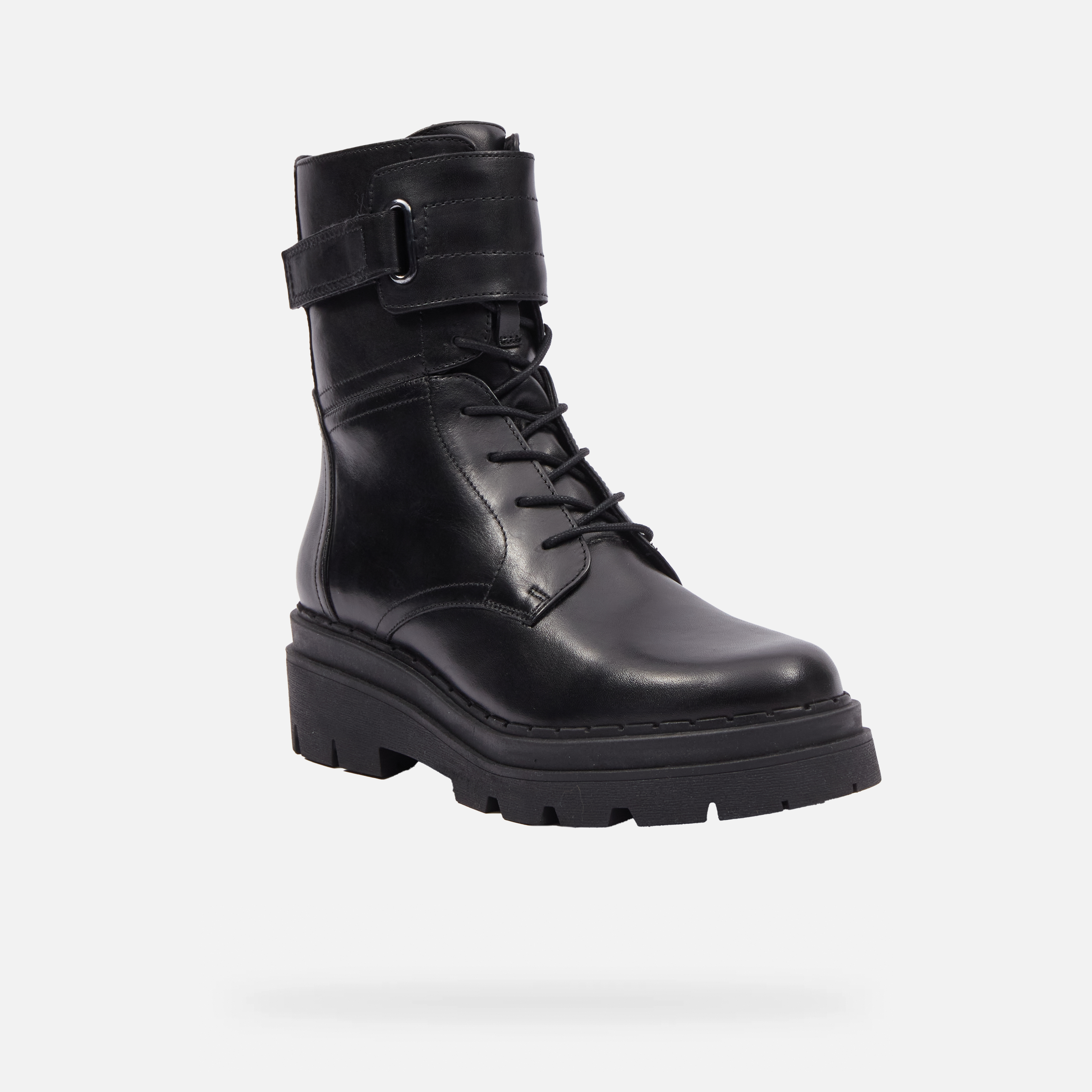 Black women's ankle boots Geox Felleny - Women's