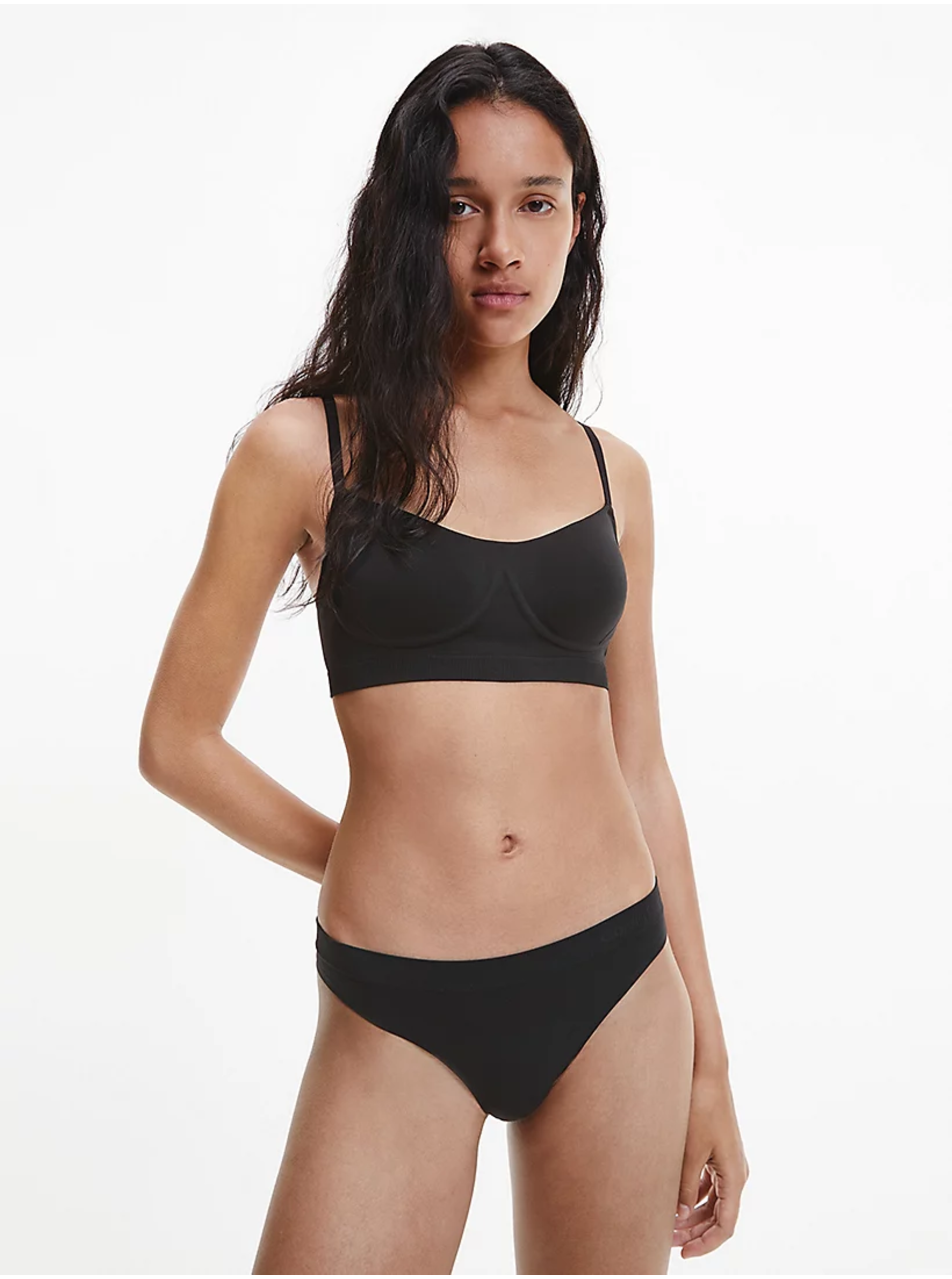 Levně Černá dámská podprsenka Calvin Klein Underwear - Dámské