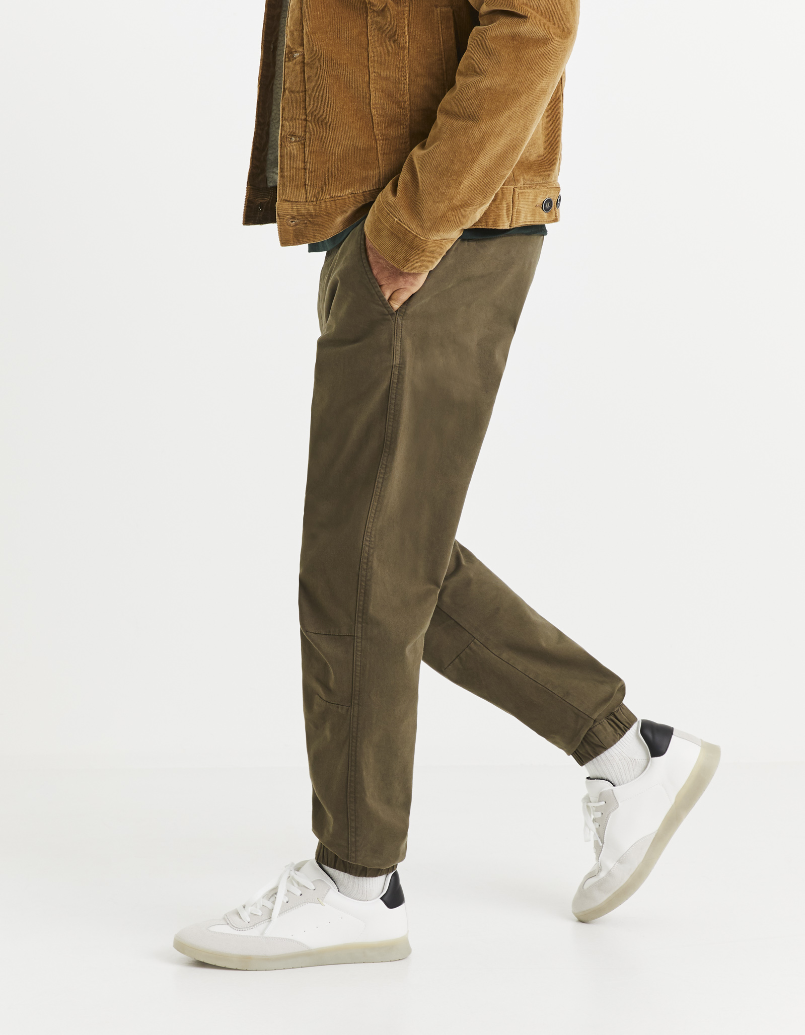 Pantaloni casual pentru barbati Celio - verde