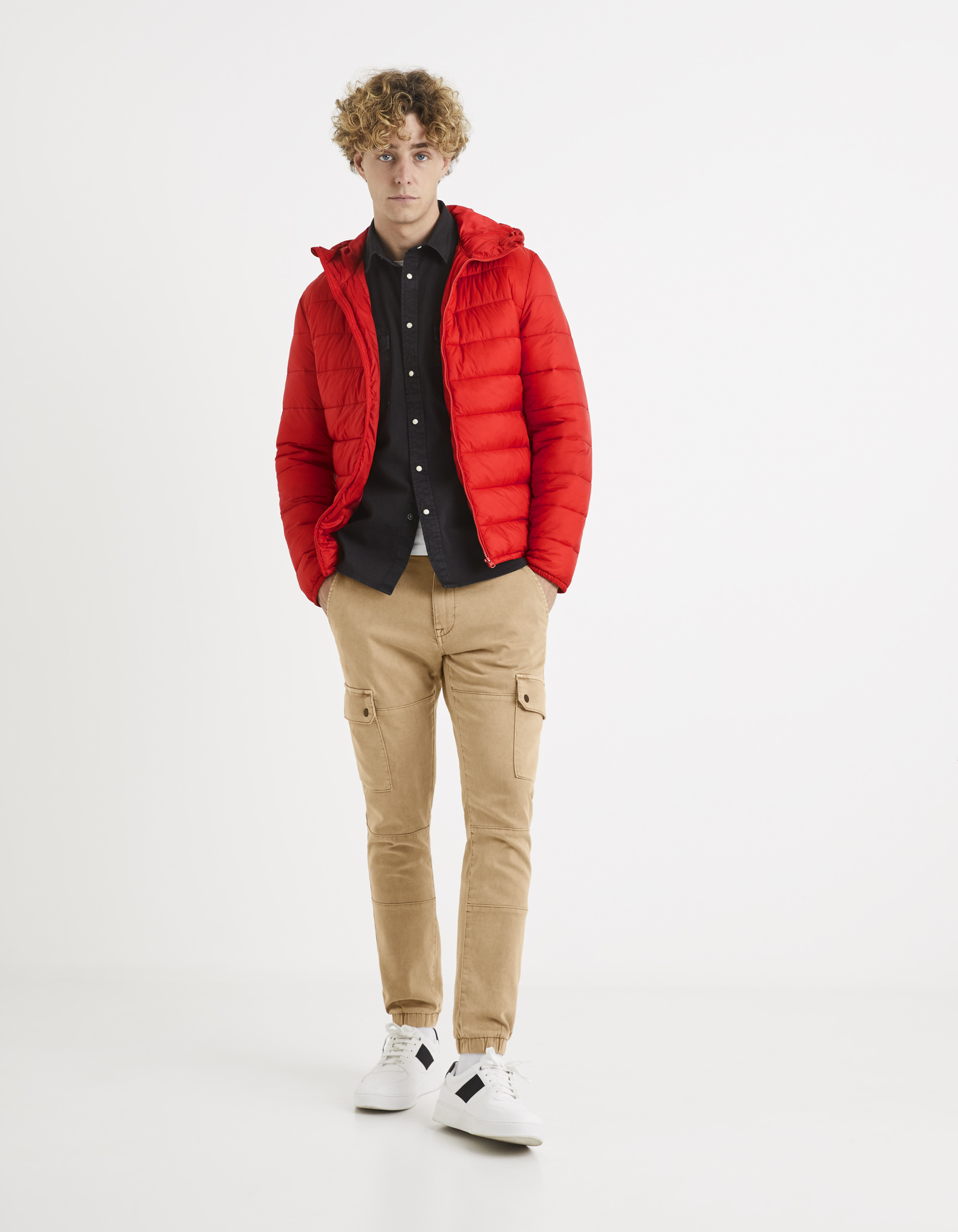 Jachete subtire pentru barbati Celio - rosu