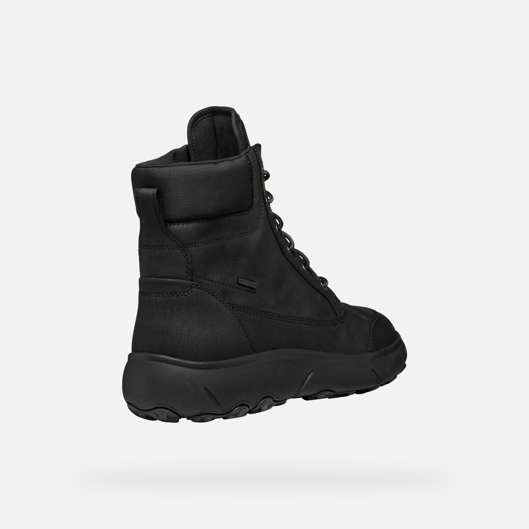 Black Men&#039;s Ankle Boots Geox Nebula + Grip AB - Men
