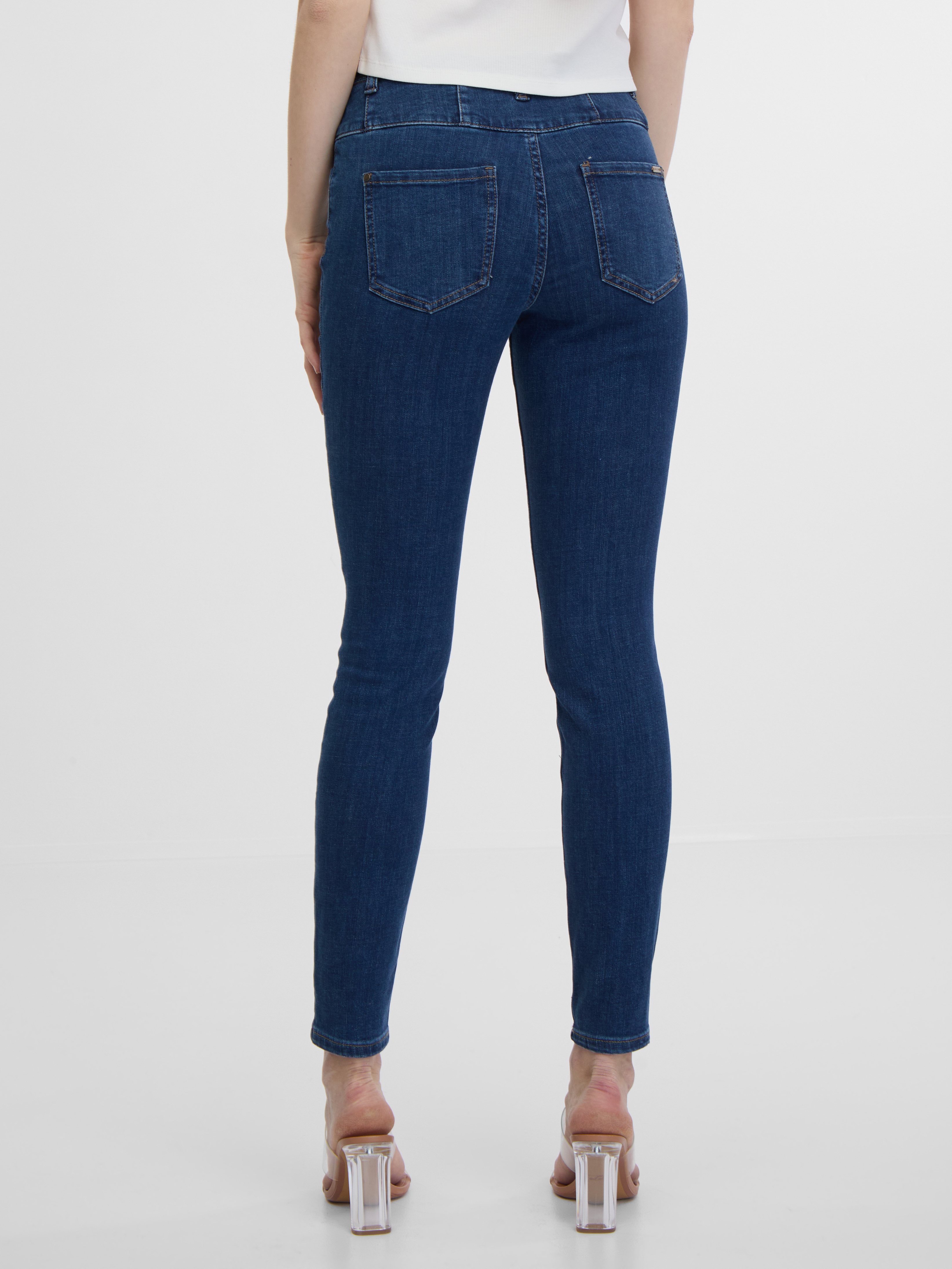 Skinny fit pentru femei ORSAY - albastru inchis