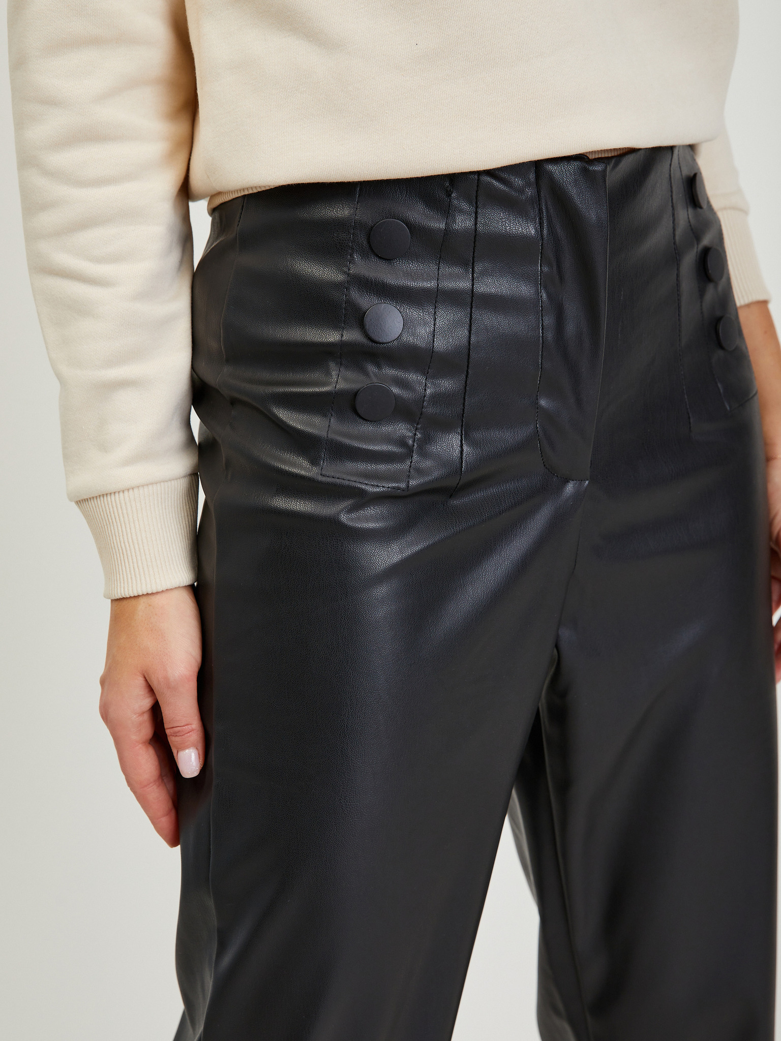 Pantaloni chino pentru femei ORSAY - bordo