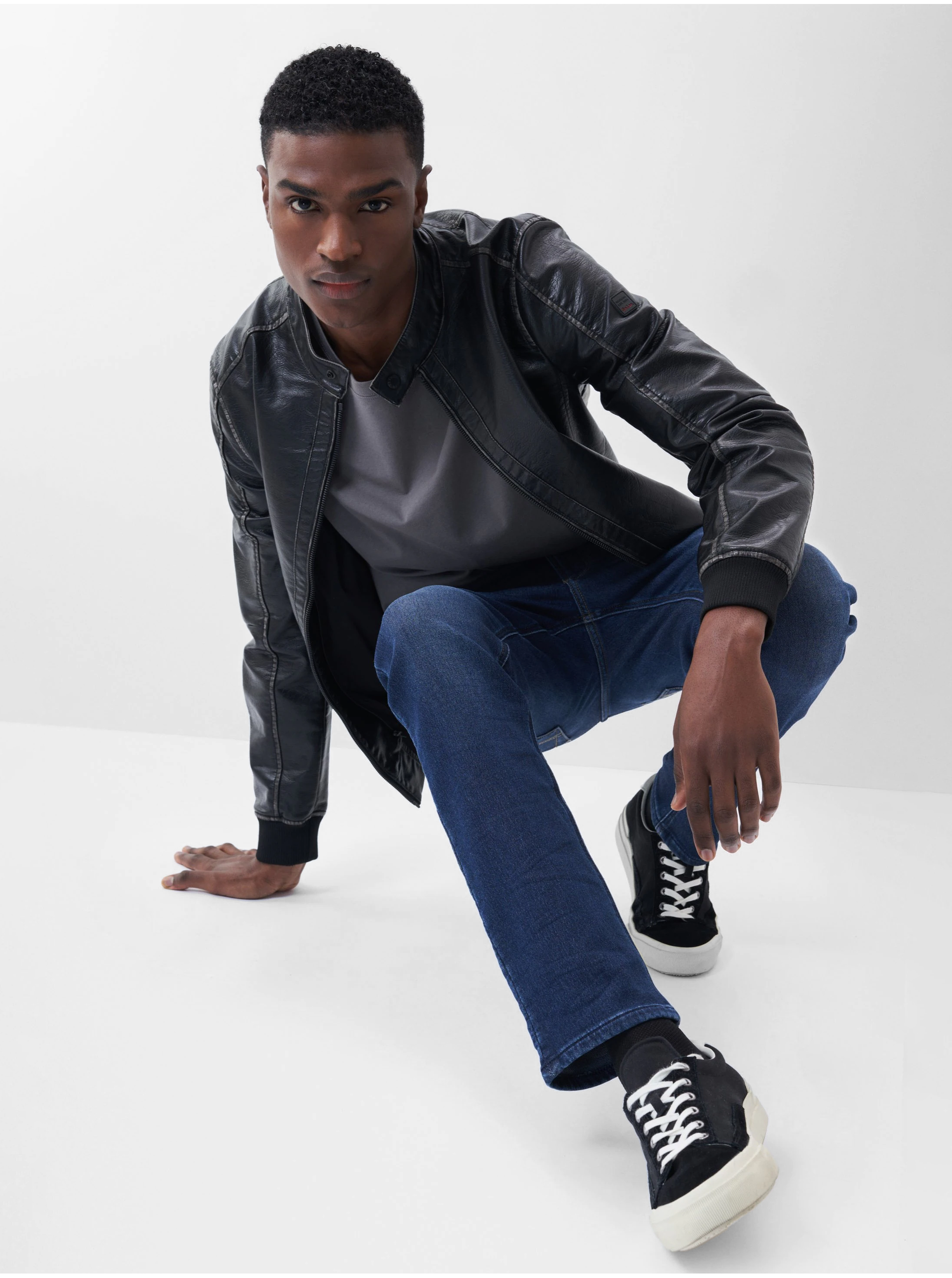 Slim fit pentru barbati Salsa Jeans - albastru inchis