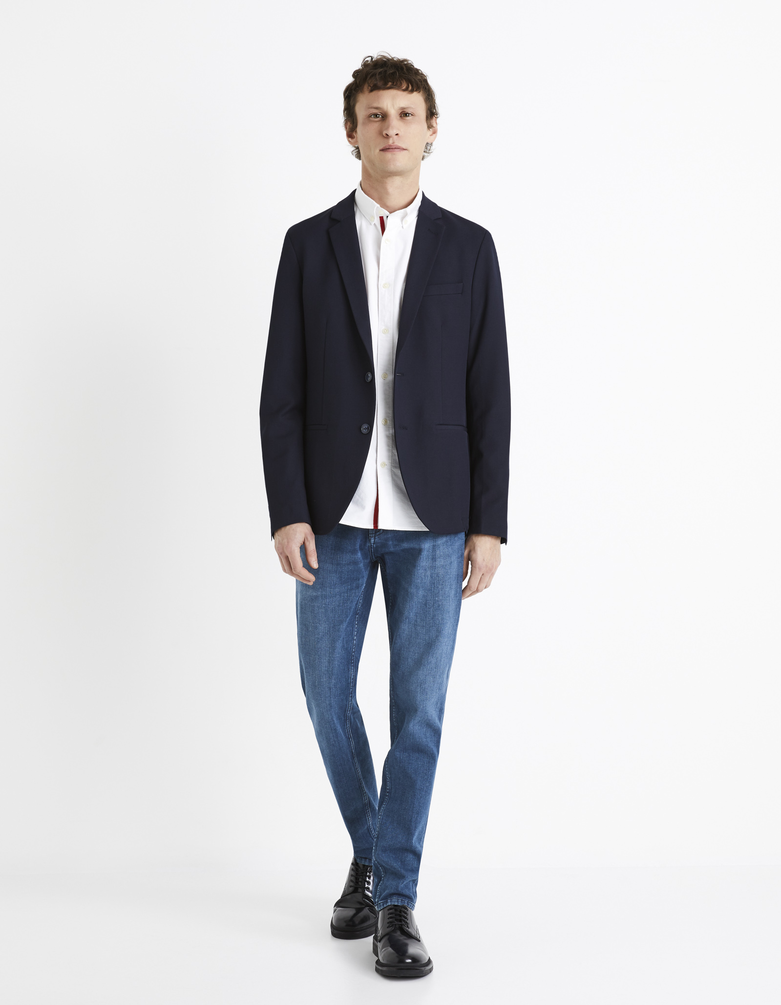 Slim fit pentru barbati Celio - albastru