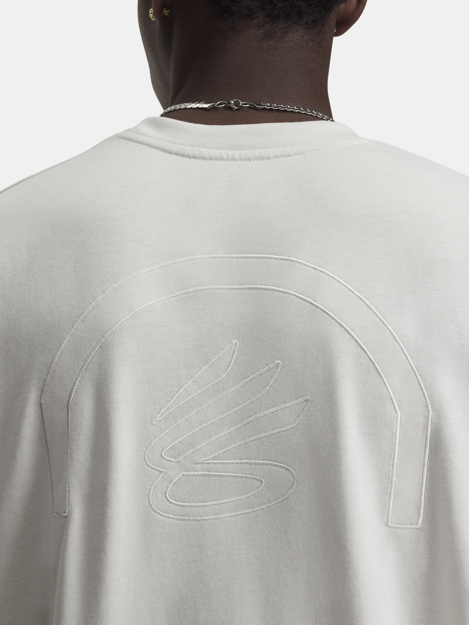 Men's T-shirt Under Armour Curry Verbiage Tee 2-WHT - Men's