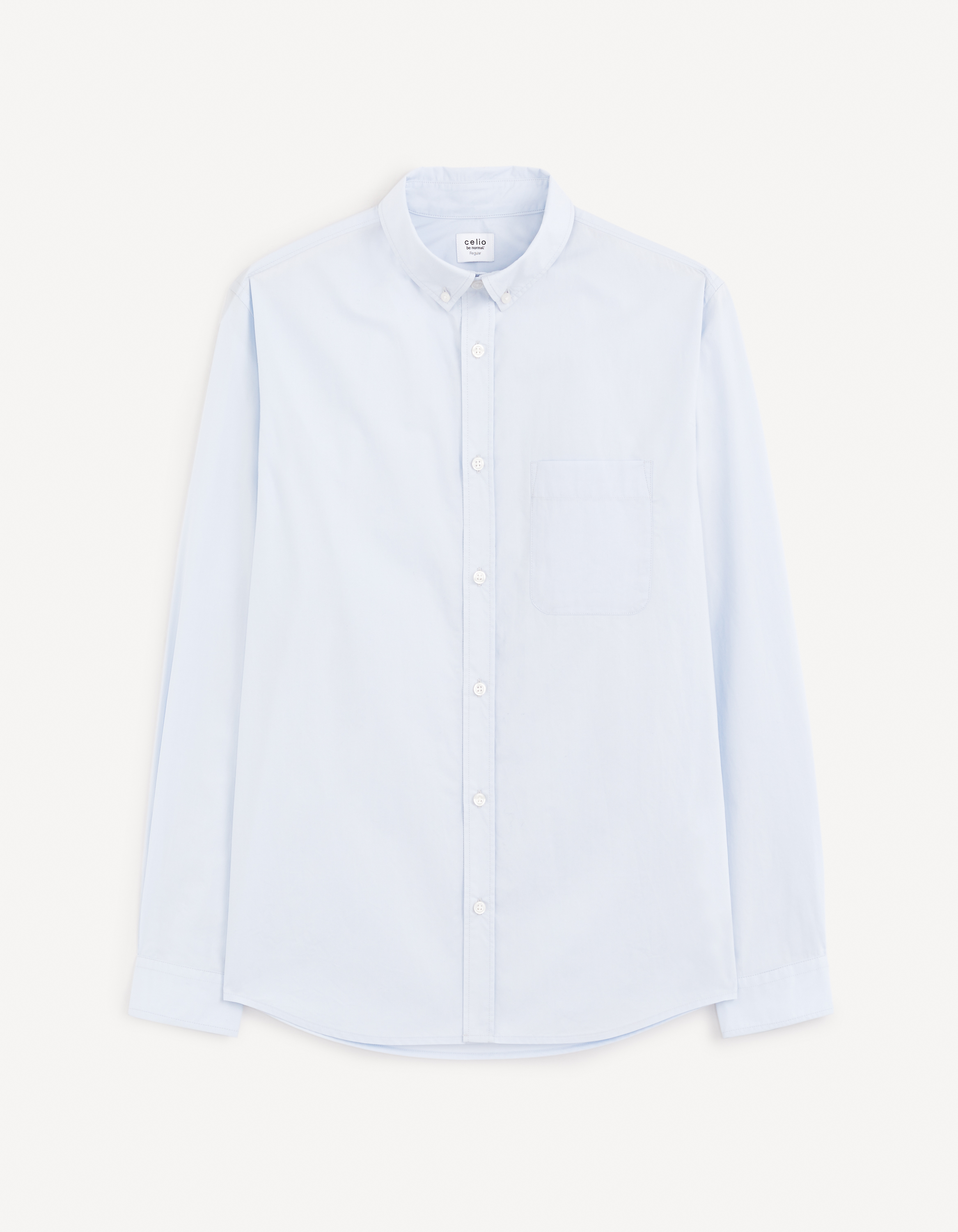 Camasi casual pentru barbati Celio - albastru deschis