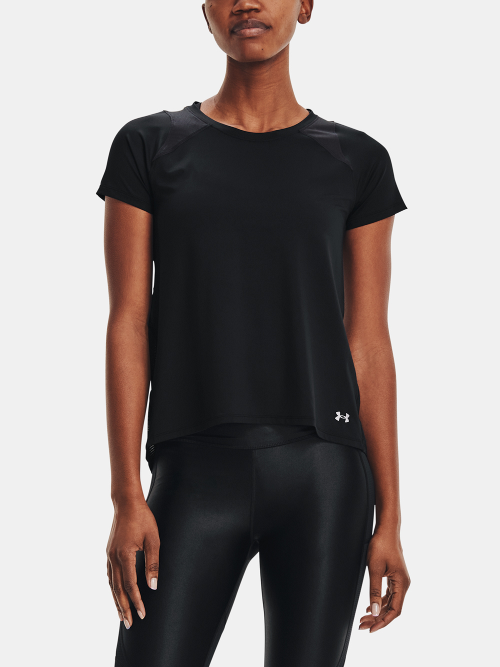 Under Armour T-shirt IsoChill Run 200 SS-BLK - Women's