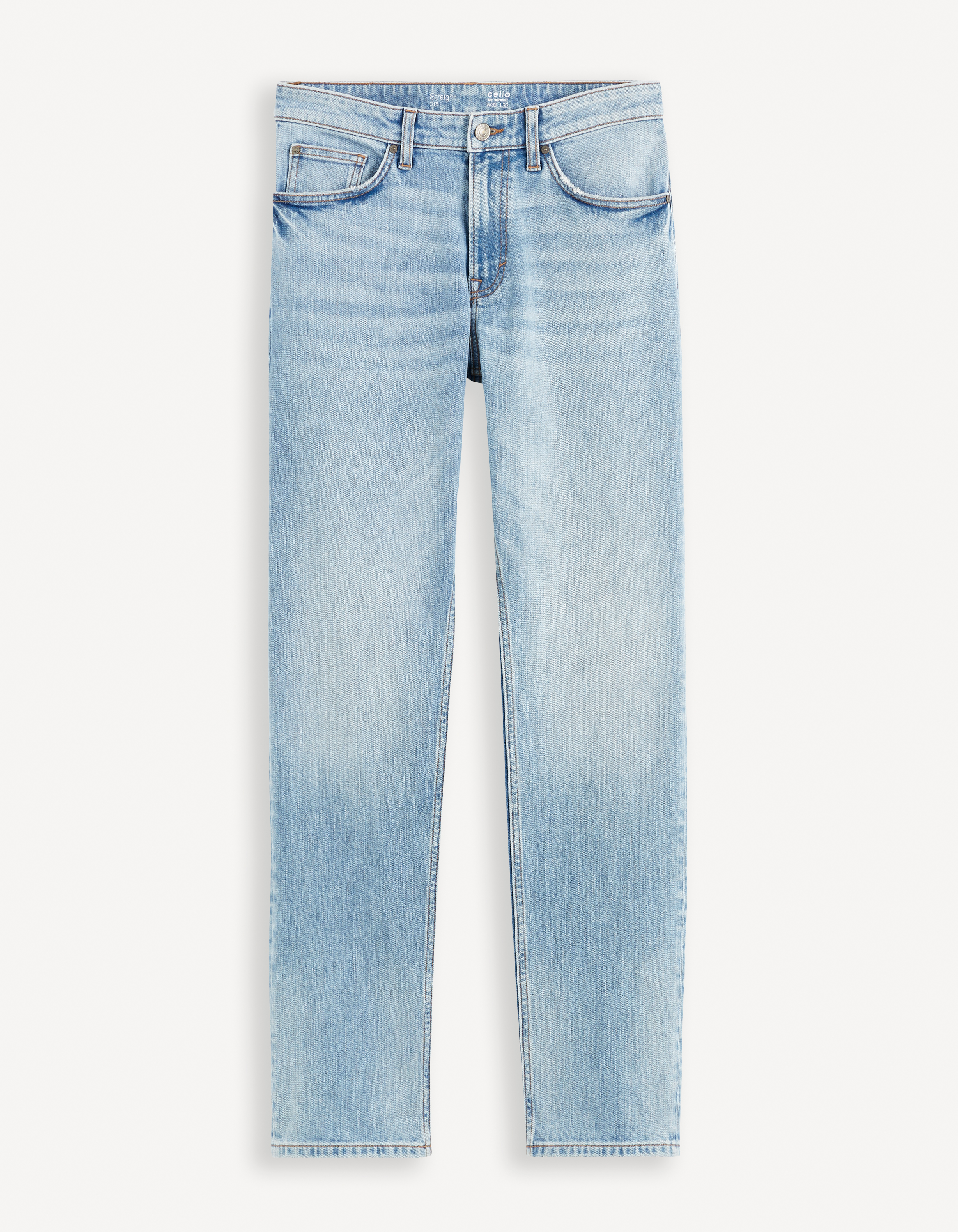 Straight fit pentru barbati Celio - albastru deschis