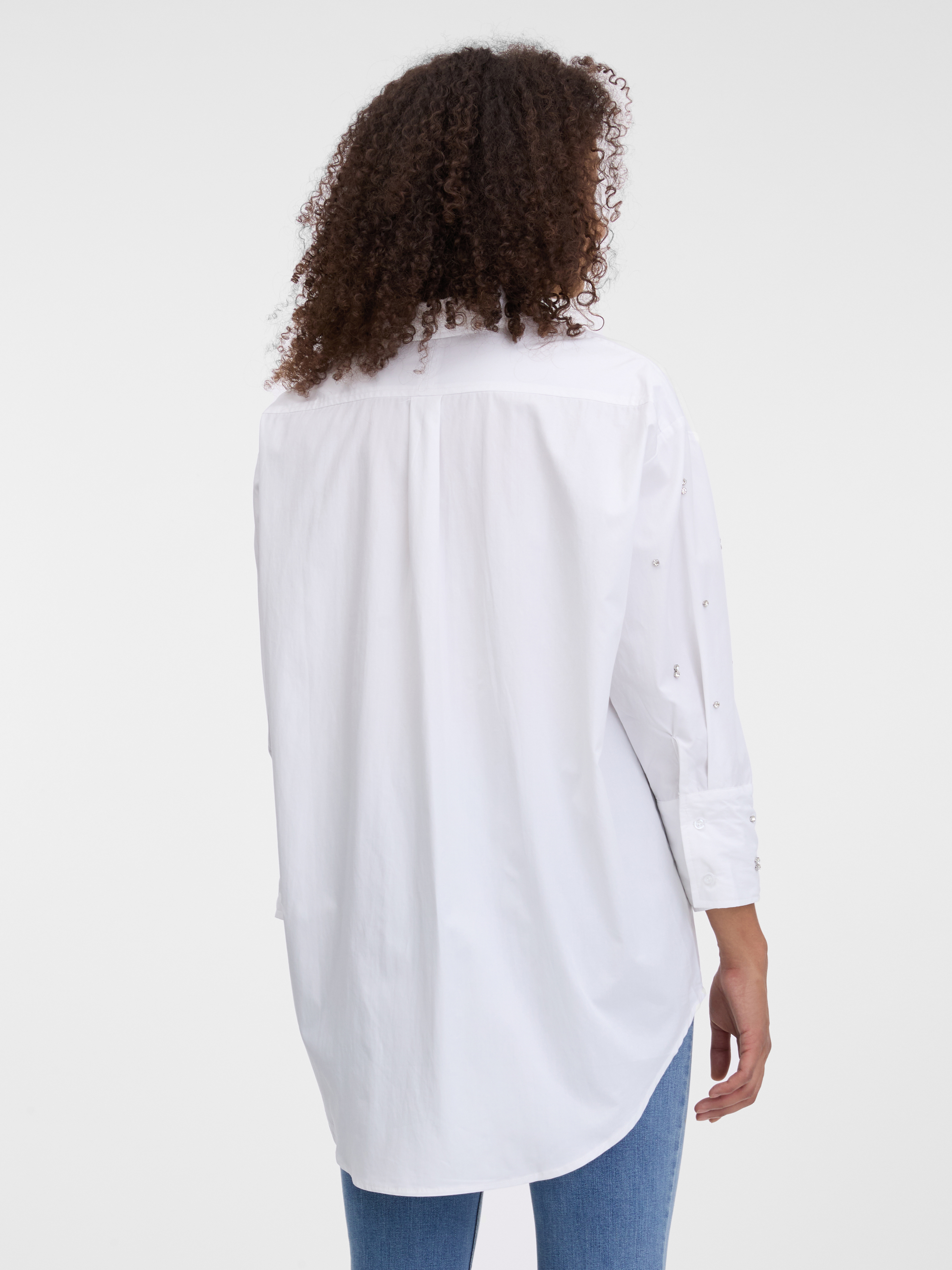 White women's shirt with stones ORSAY - Women's