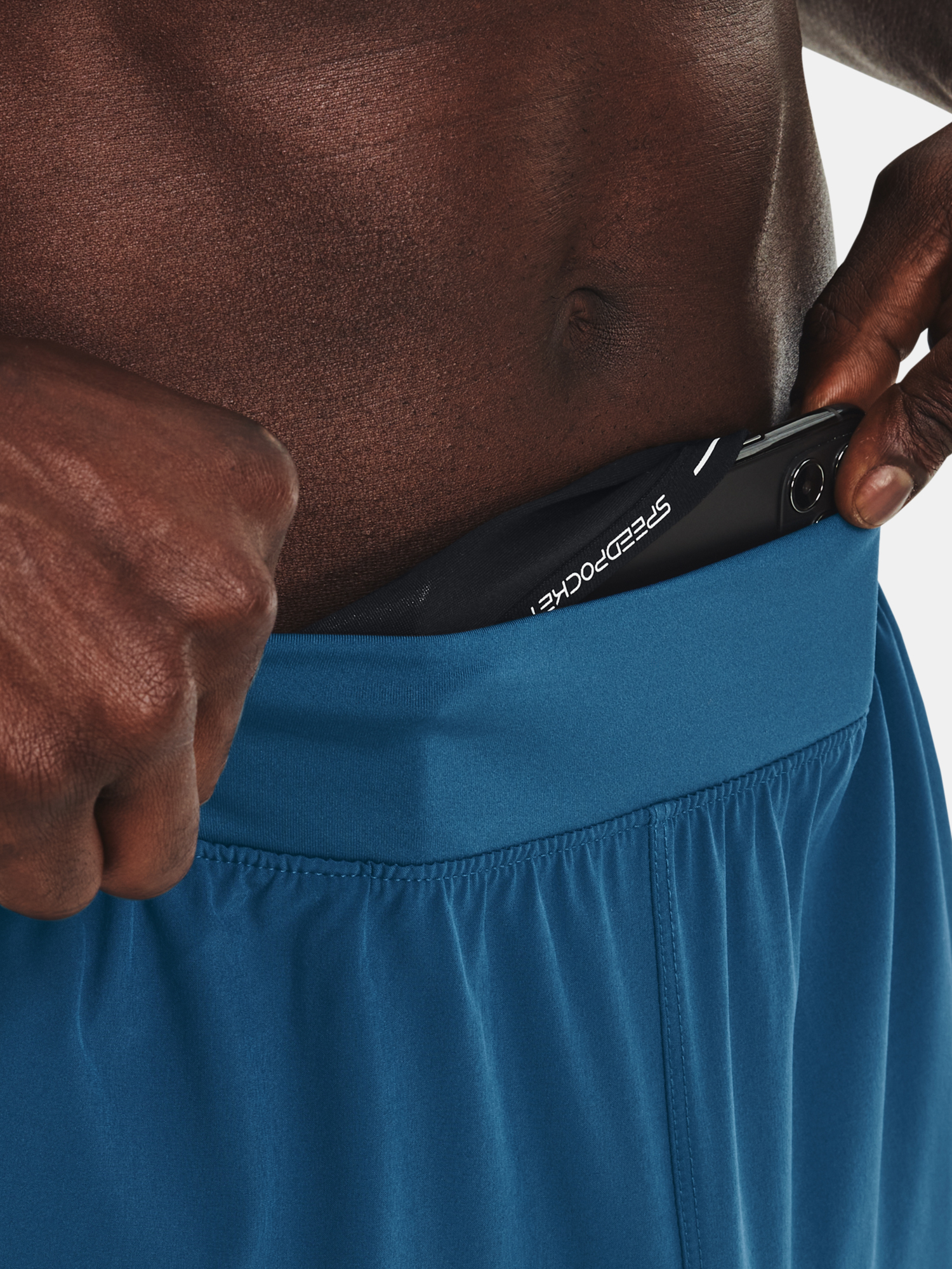 Under Armour Pants UA OutRun the STORM Pant-BLU - Mens