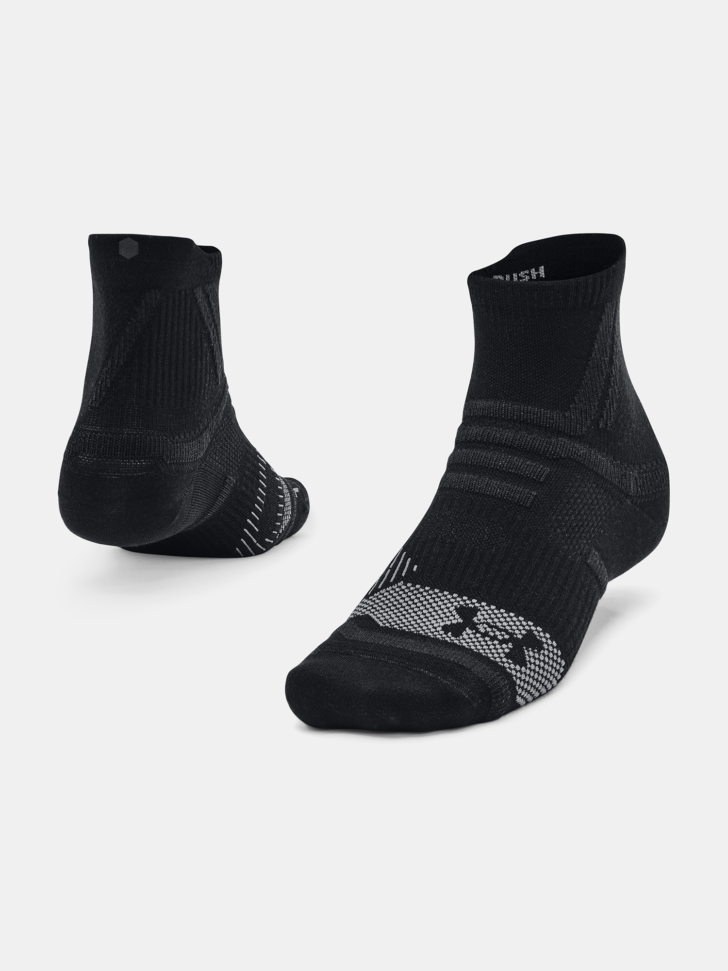 Under Armour Socks RUSH Quarter-BLK - unisex