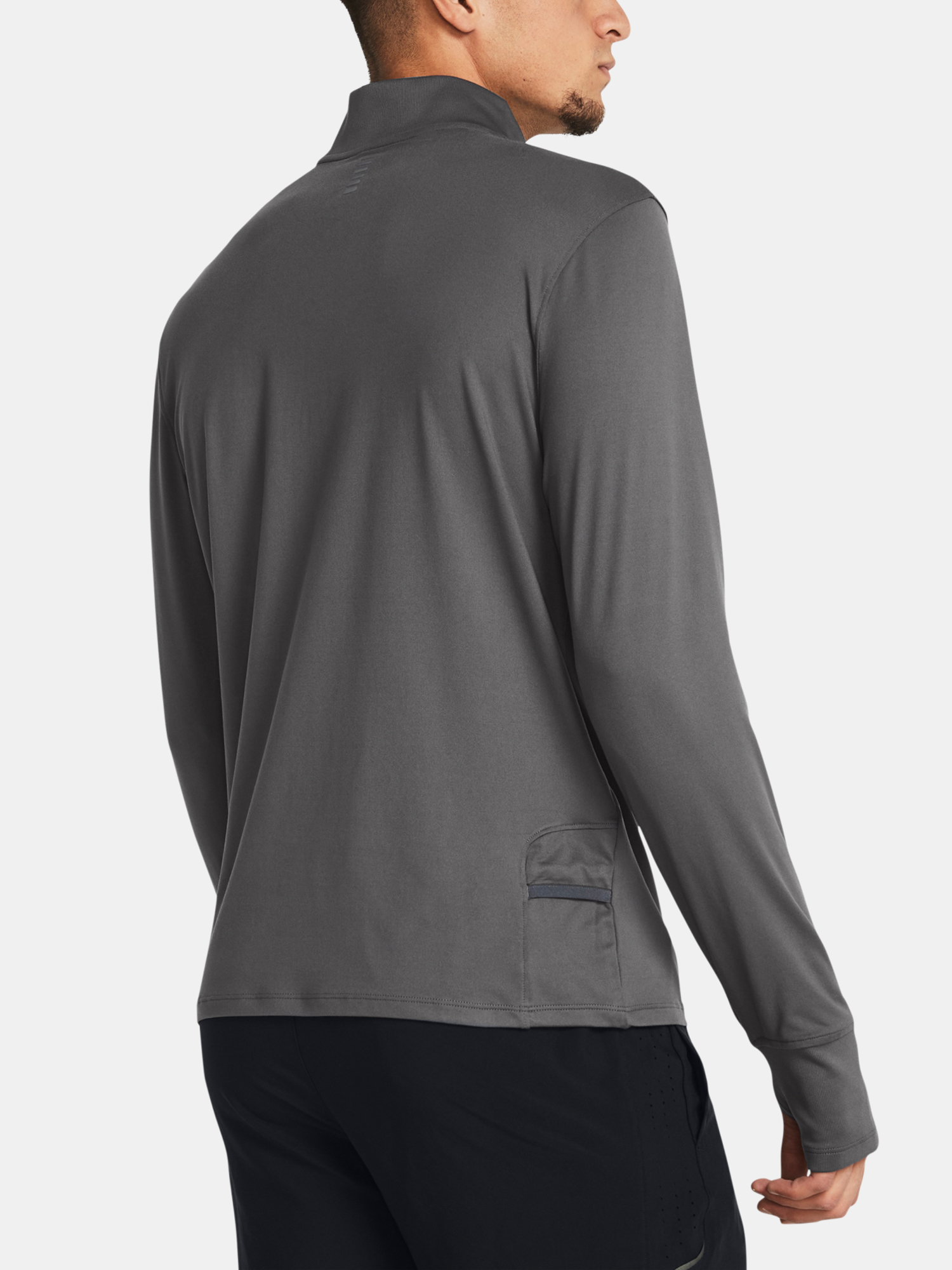 Men&#039;s T-shirt Under Armour UA LAUNCH PRO 1/4 ZIP-GRY - Men&#039;s