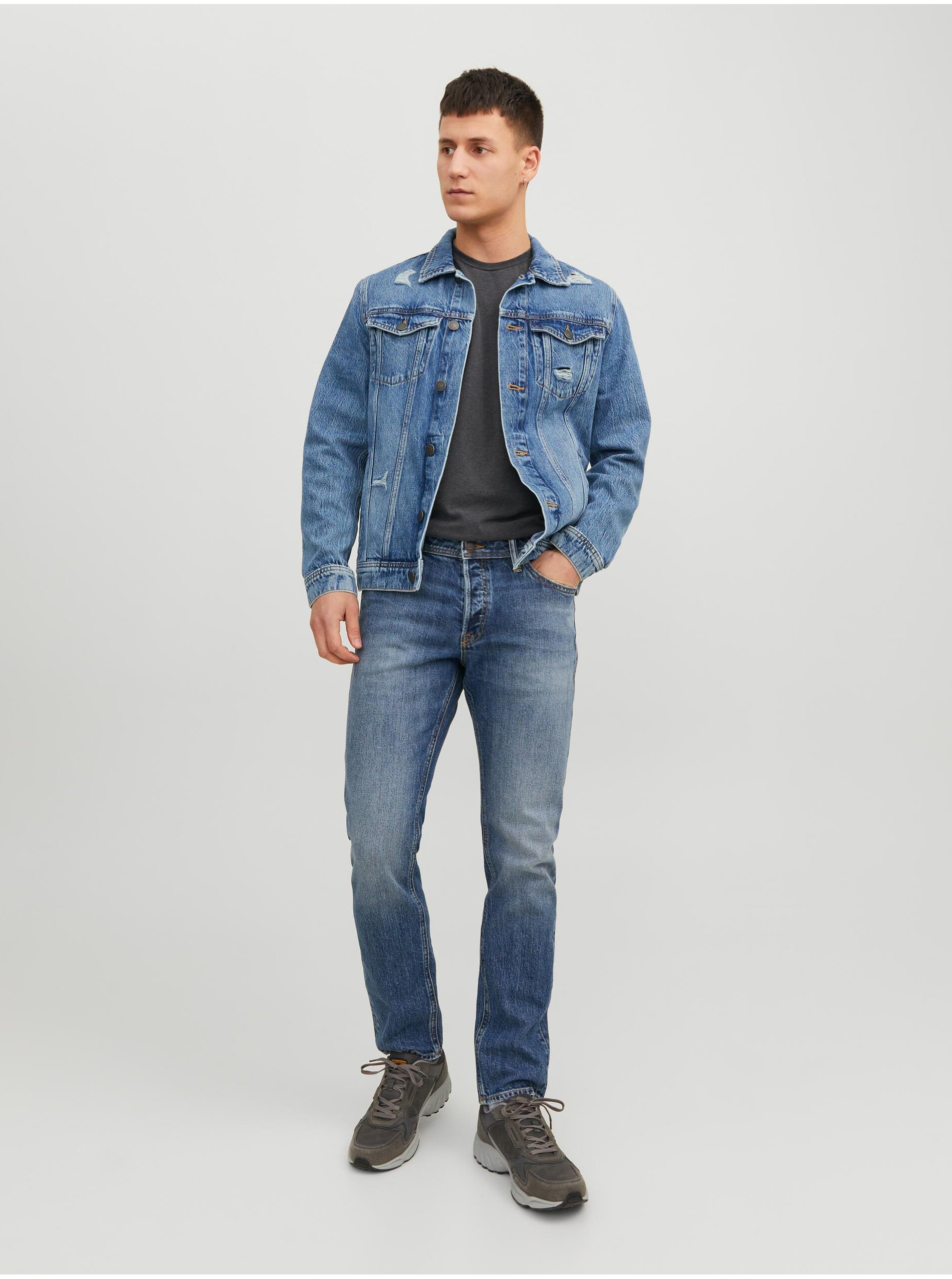 Straight fit pentru barbati Jack & Jones - albastru