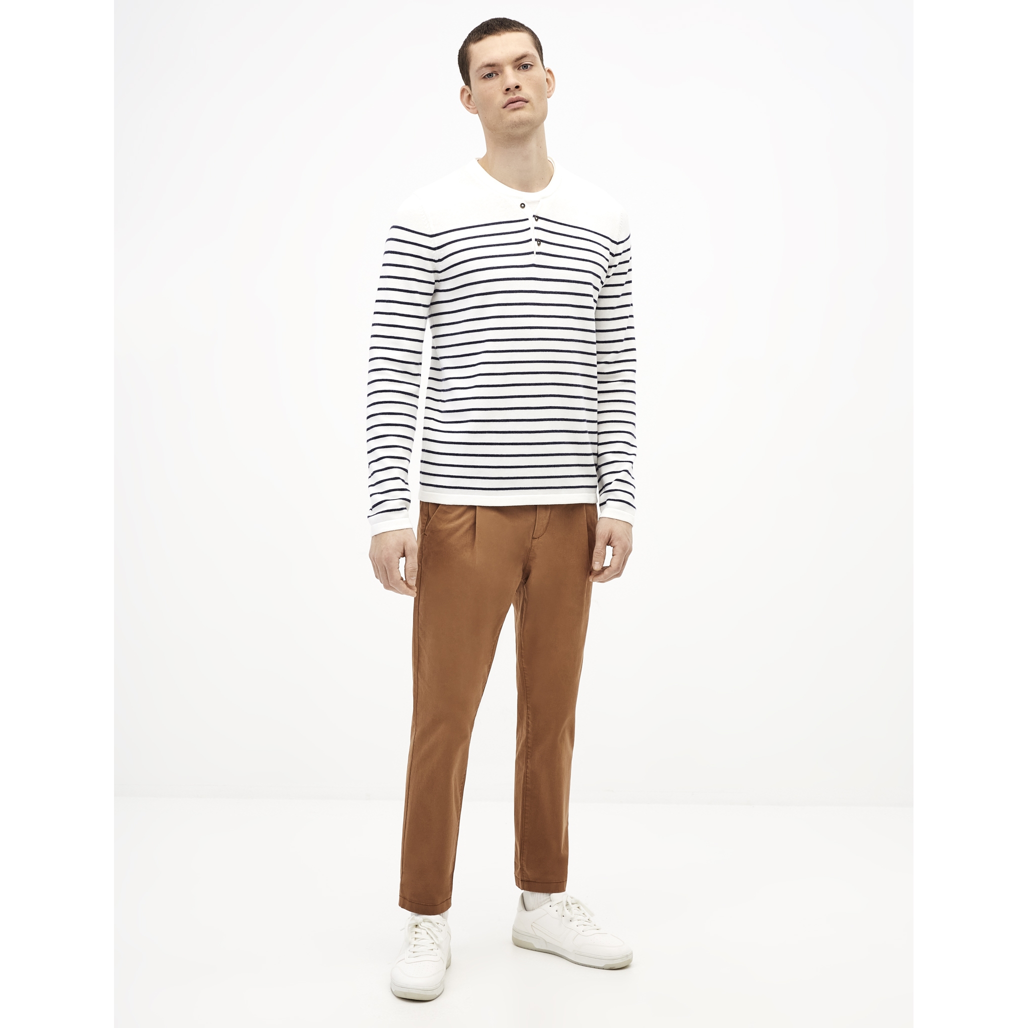 Pulovere pentru barbati Celio - alb