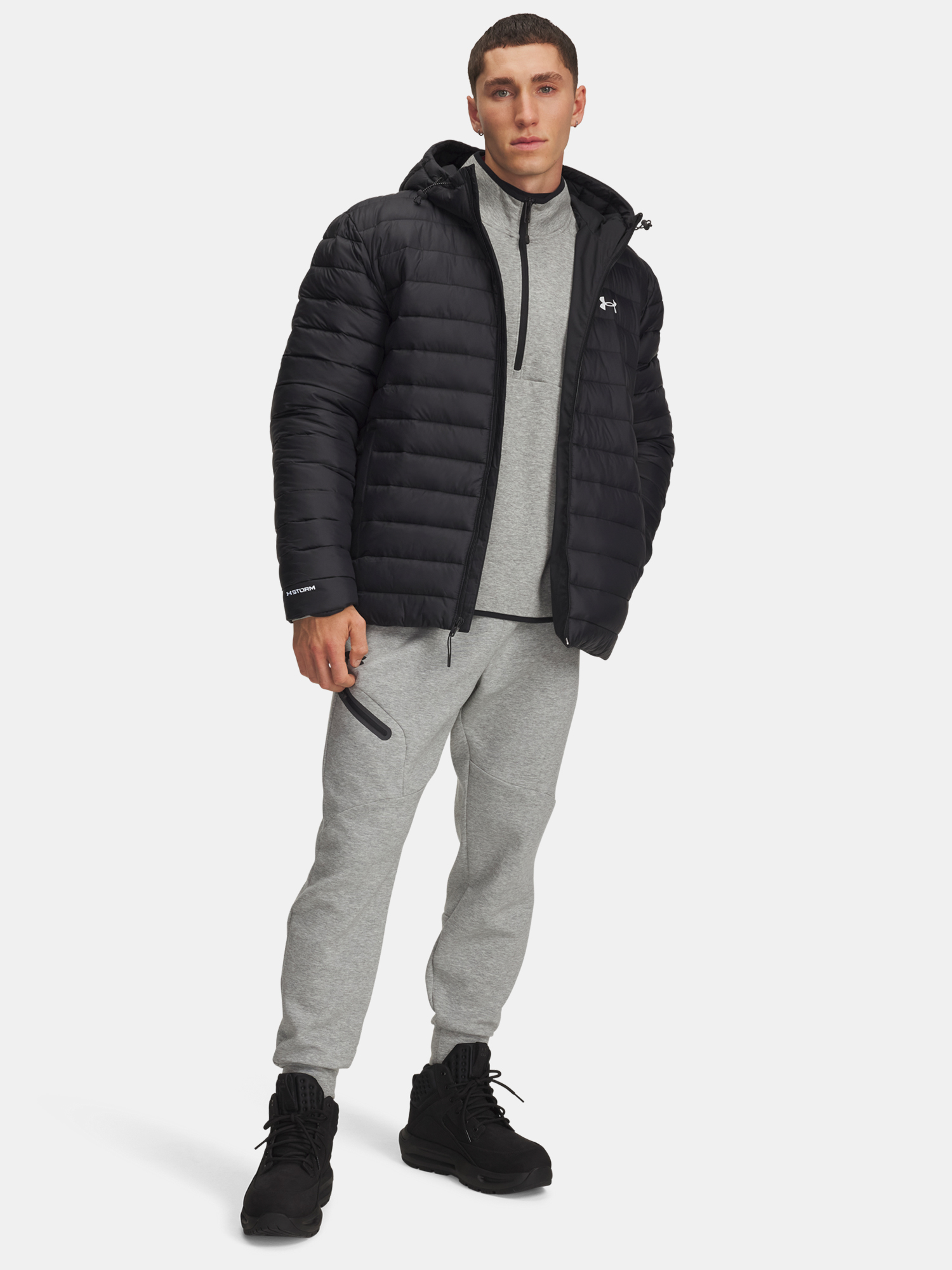 Men&#039;s Under Armour UA Sportswear Jacket Ins Jkt-BLK - Mens