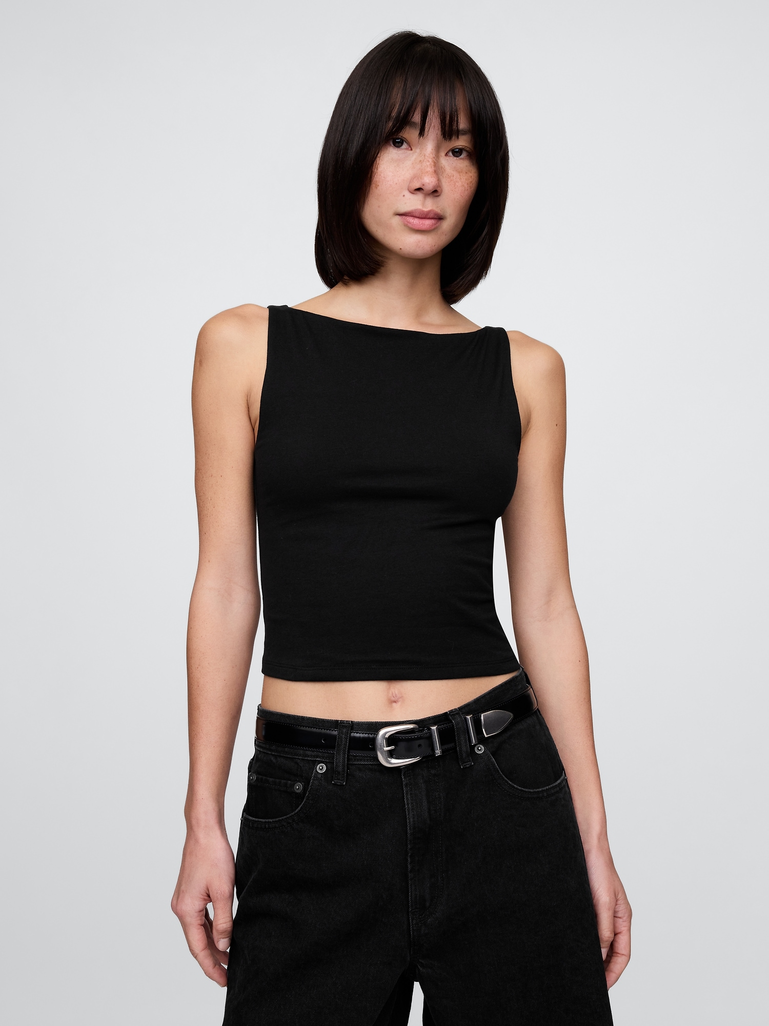 GAP Strečový crop top - Dámské