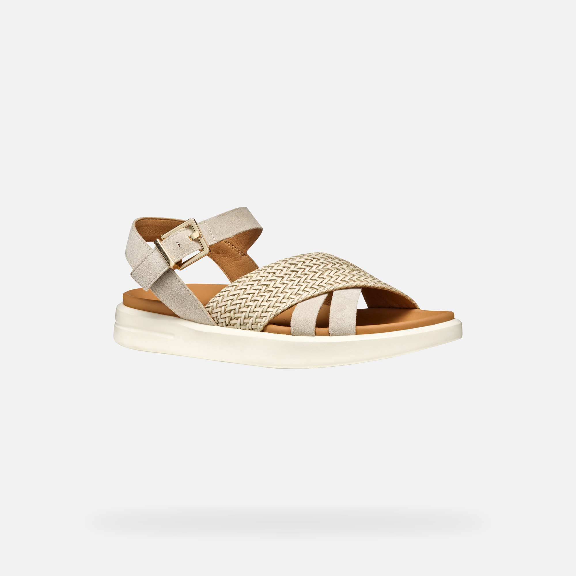 Beige women's sandals Geox XAN2S - Women's
