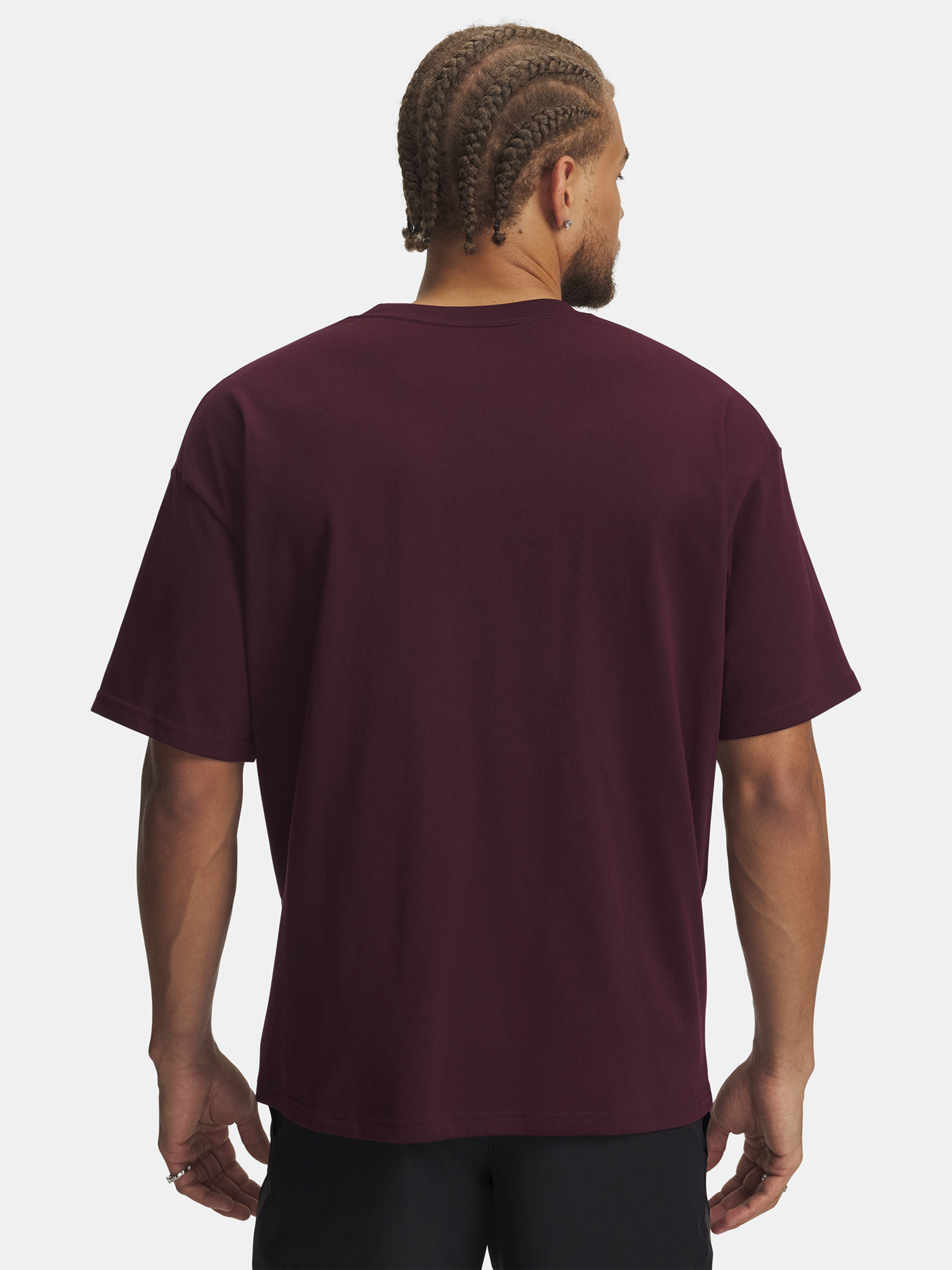 Men's T-shirt Under Armour UA HWT U LOGO SS-RED - Men's