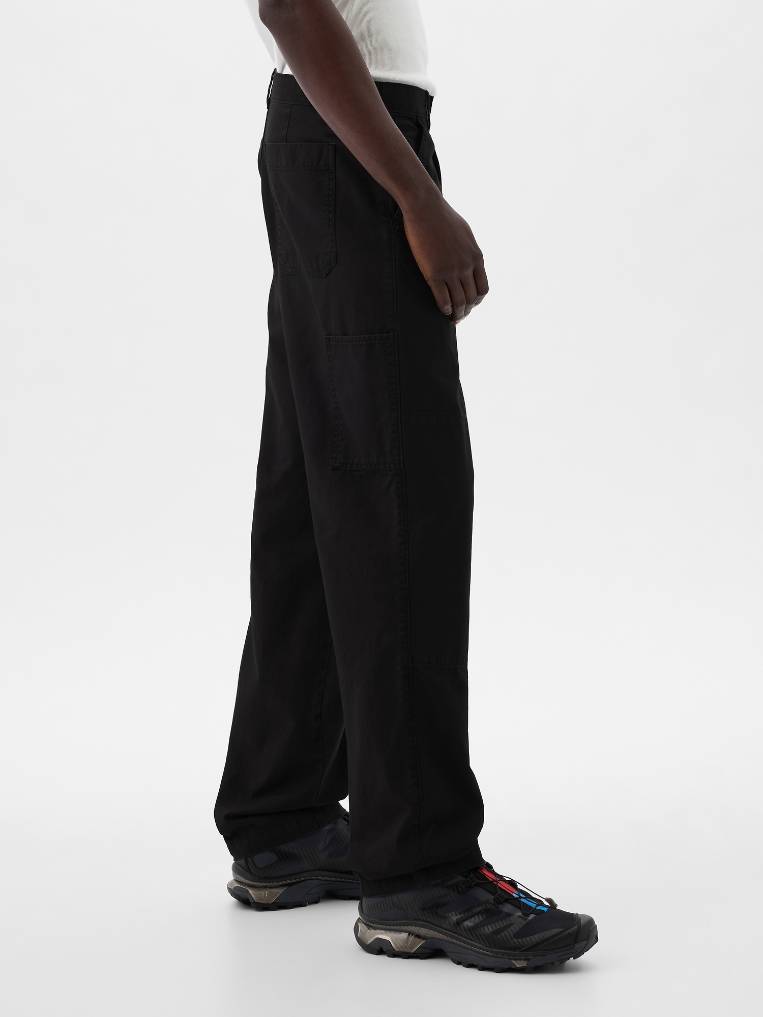 Pantaloni casual pentru barbati GAP - negru