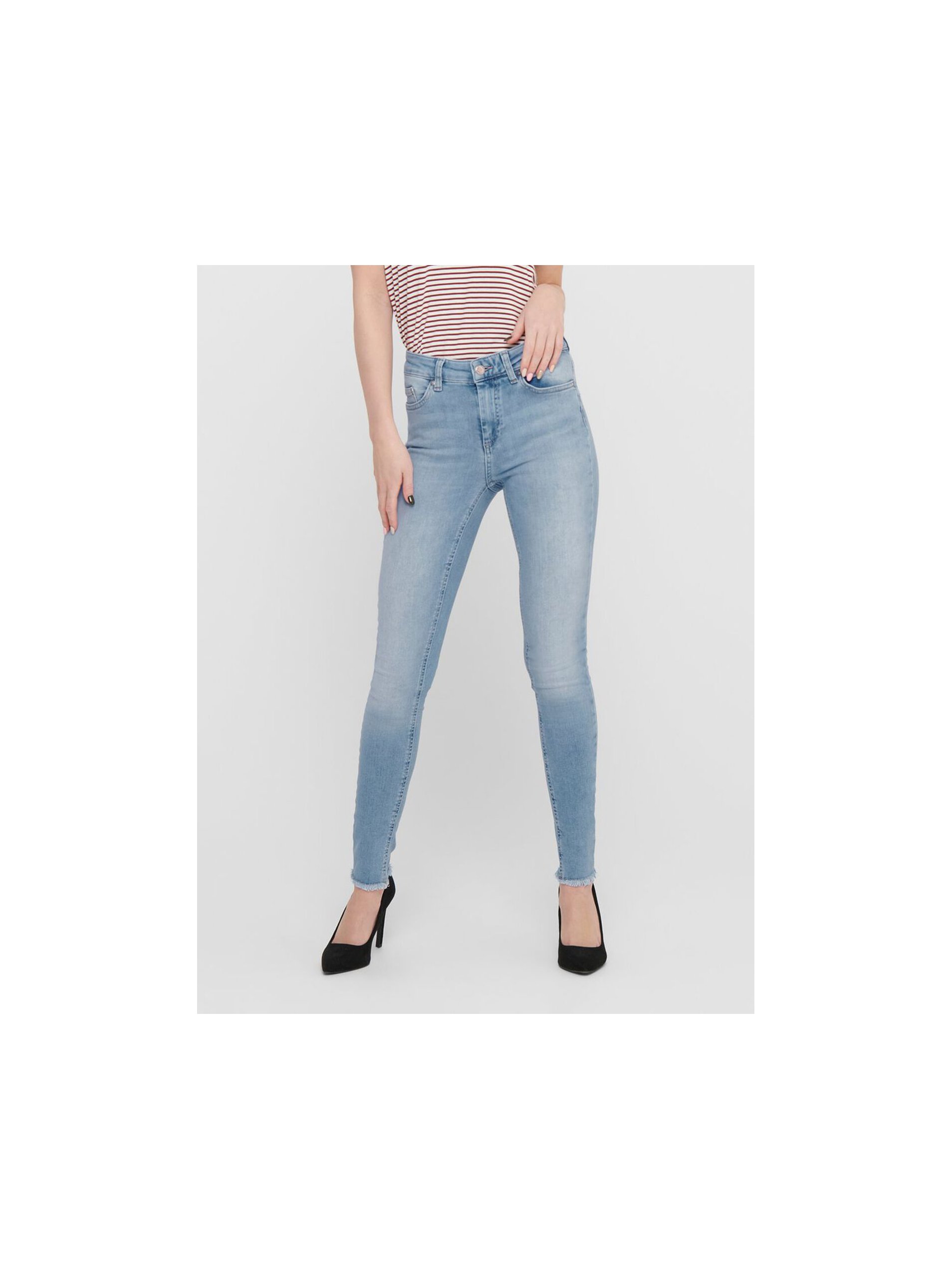 Blue Skinny Fit Skinned Jeans ONLY Blush - Women