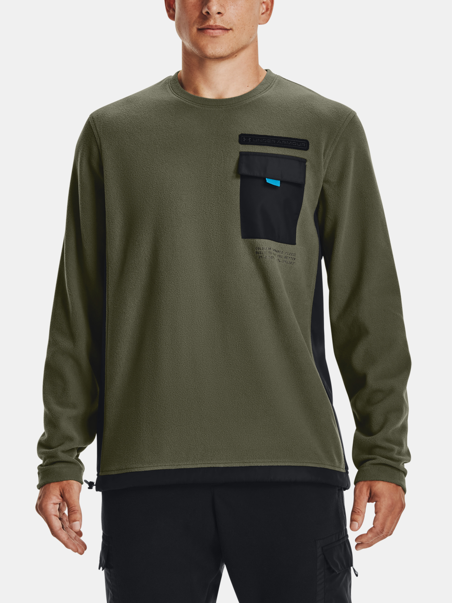 Under Armour Sweatshirt UA CGI UTILITY CREW-GRN - Mens