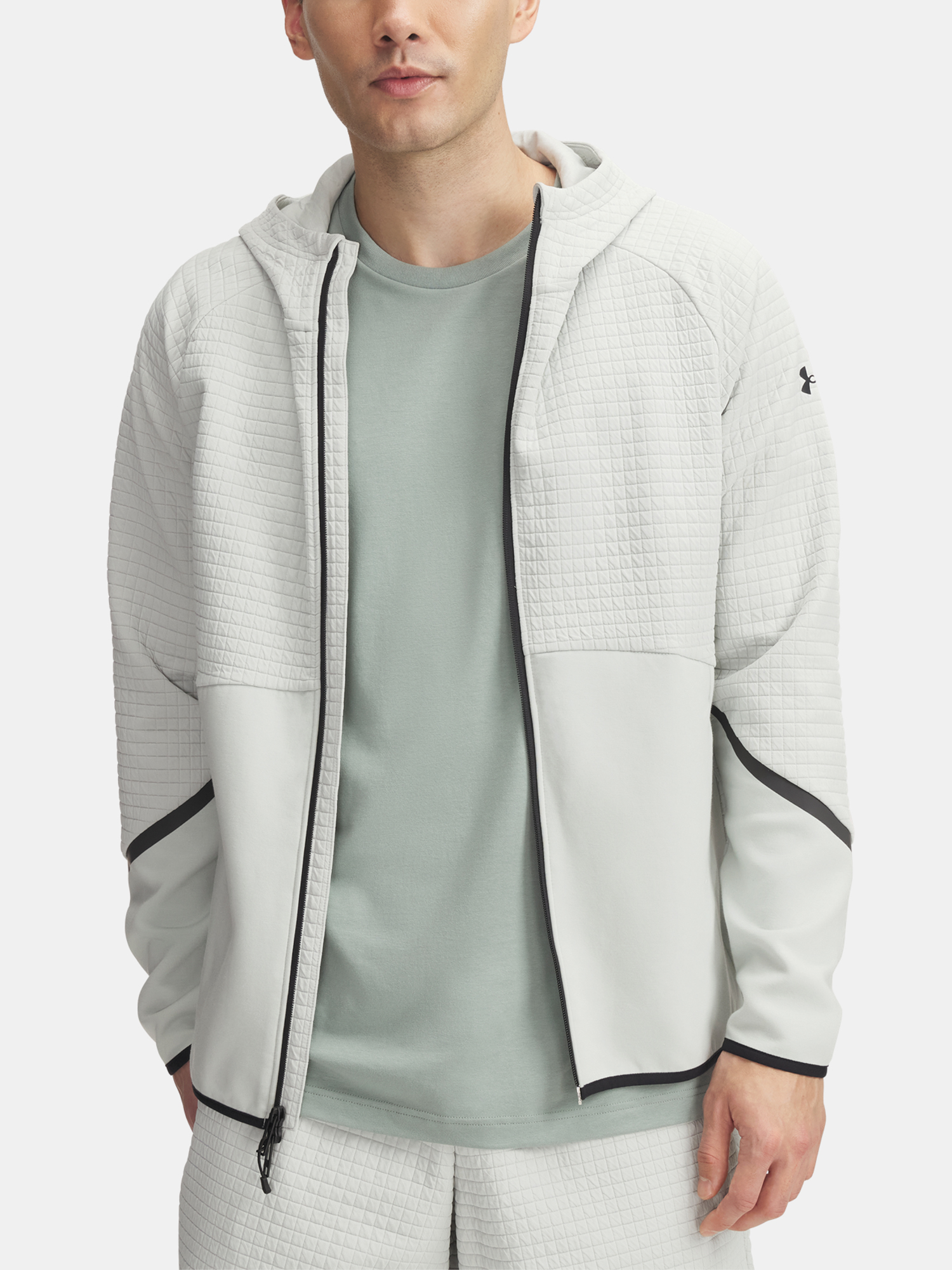 Men&#039;s sweatshirt Under Armour UA Unstoppable Flc Grid FZ - Men&#039;s