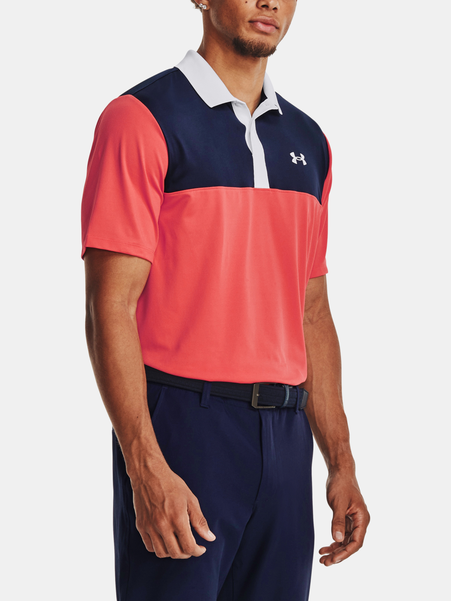 Under Armour T-Shirt UA Perf 3.0 Color Block Polo-RED - Men