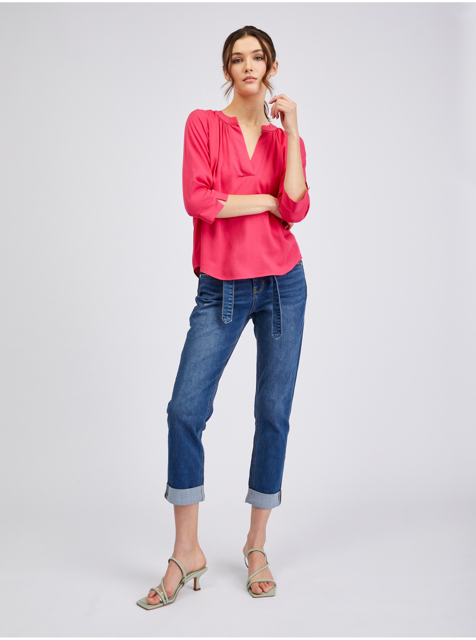 Marimi curvy pentru femei ORSAY - roz