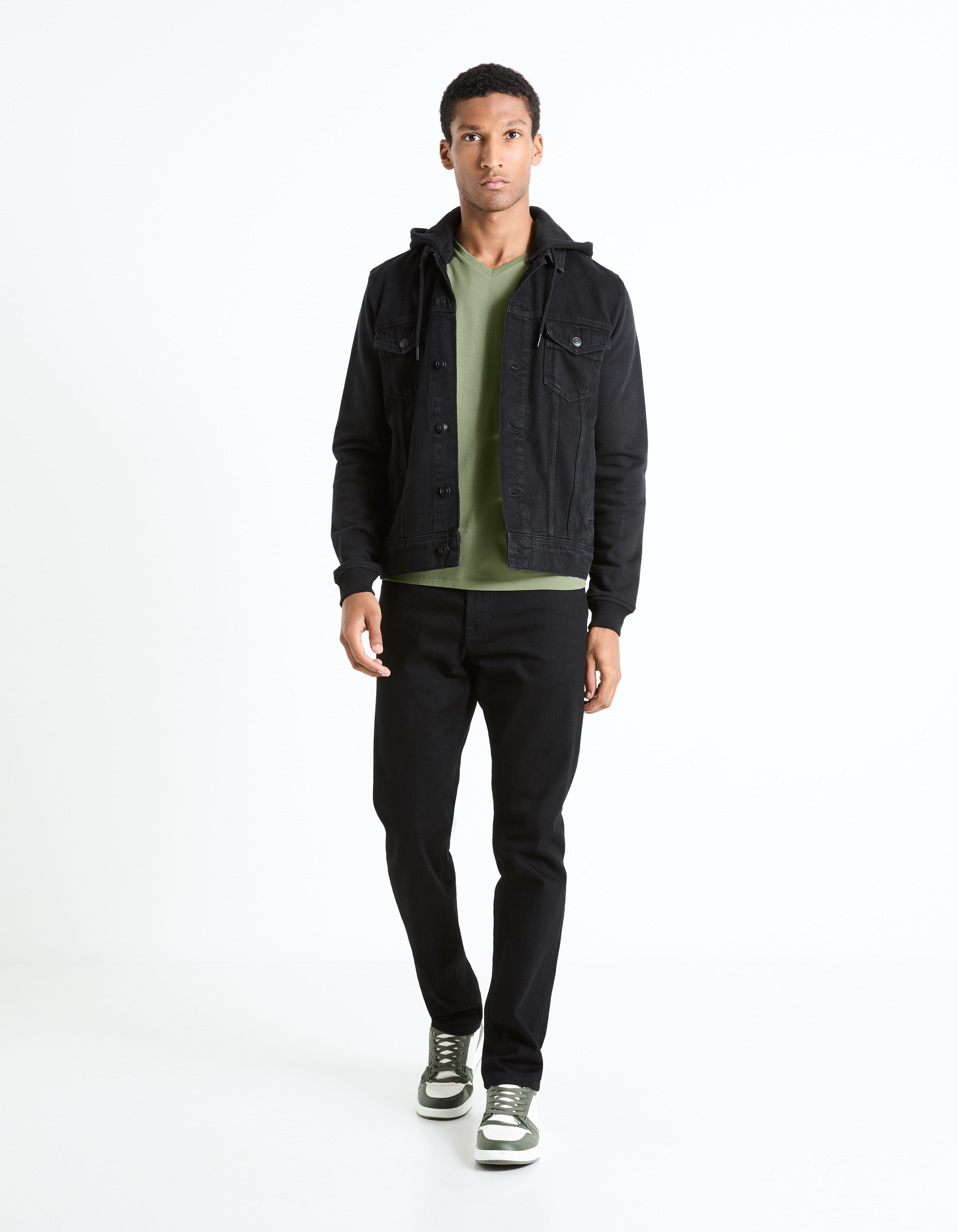 Straight fit pentru barbati Celio - negru
