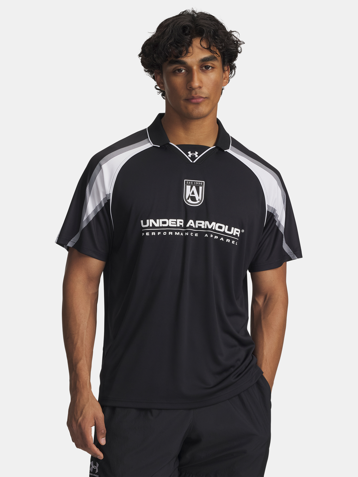 Men's T-shirt Under Armour UA M 96 Terrace Jersey SS-BLK - Men
