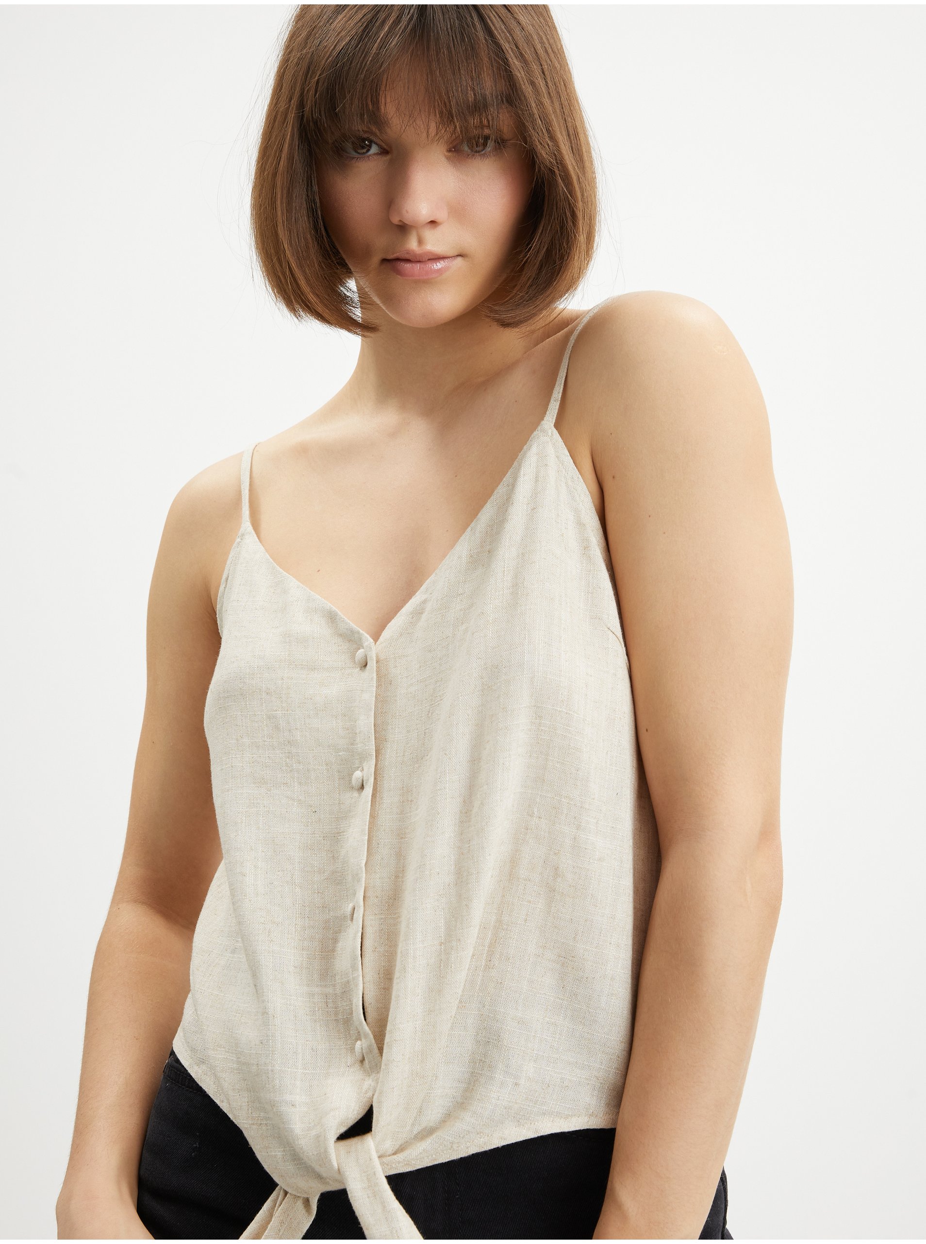 Maiouri pentru femei Pieces - crem