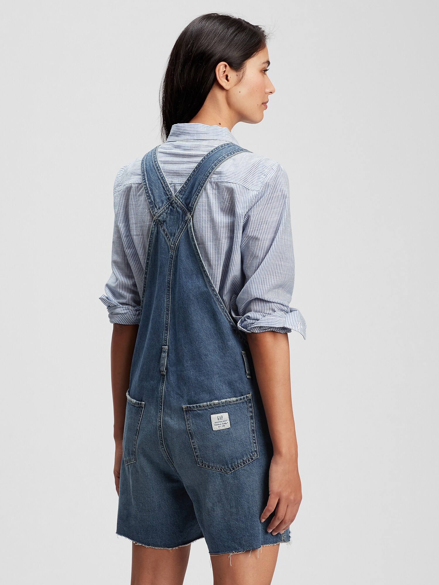 Pantaloni scurți GAP Denim cu pantaloni scurți shortall cu Washwell