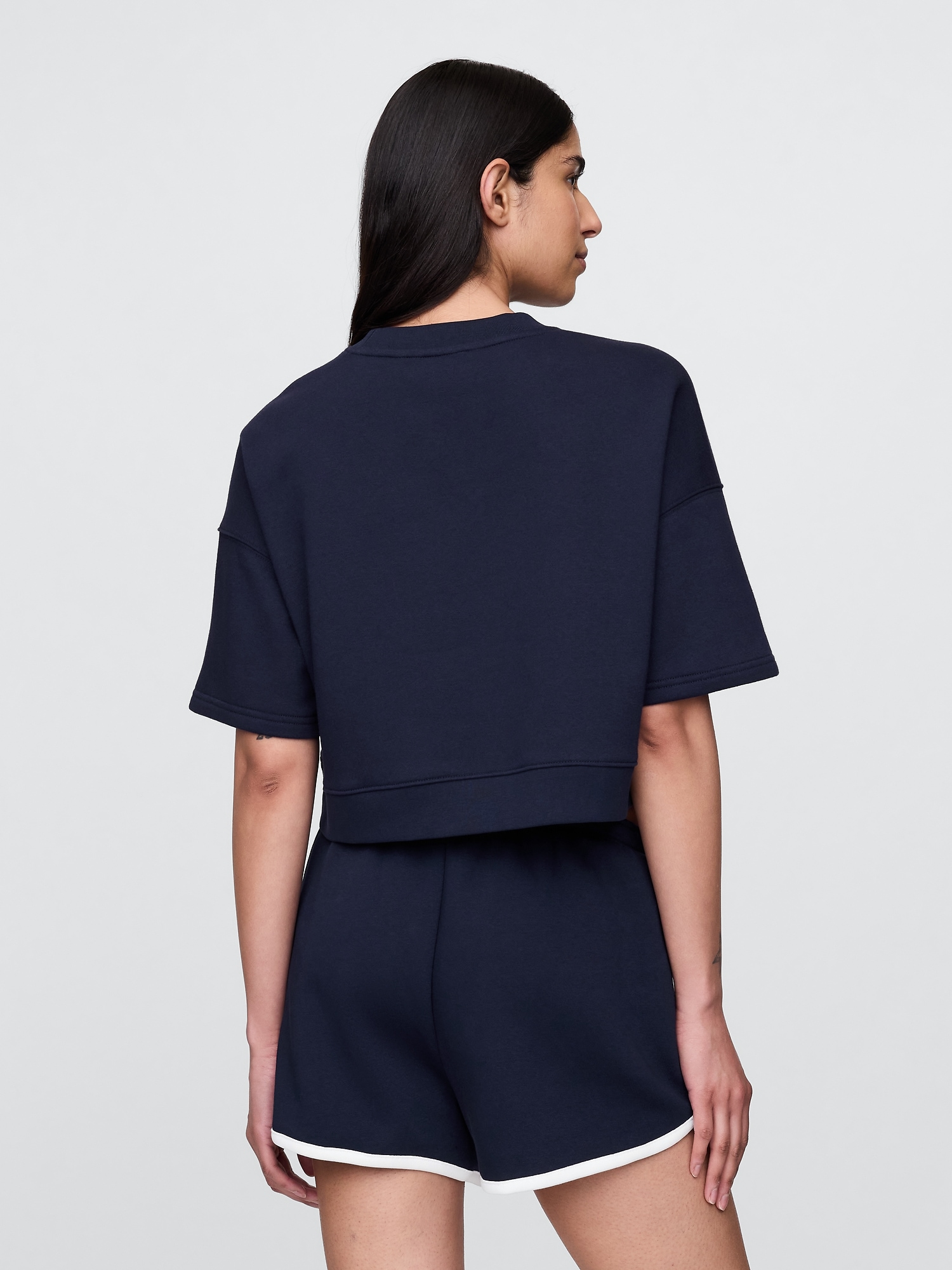 GAP Oversize crop sweatshirt VintageSoft Americana - Women&#039;s
