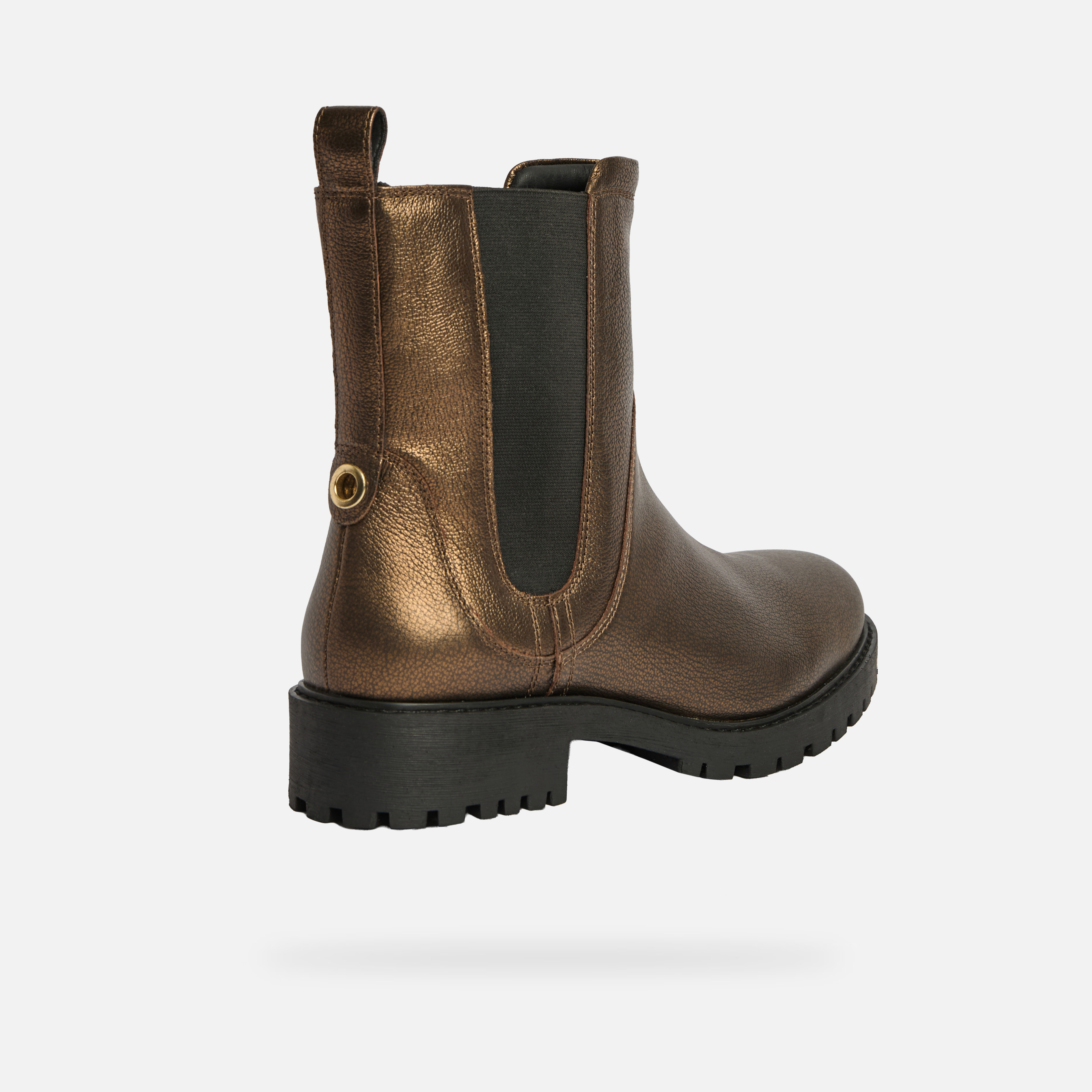 Gold Geox Hoara Women's Ankle Boots - Ladies