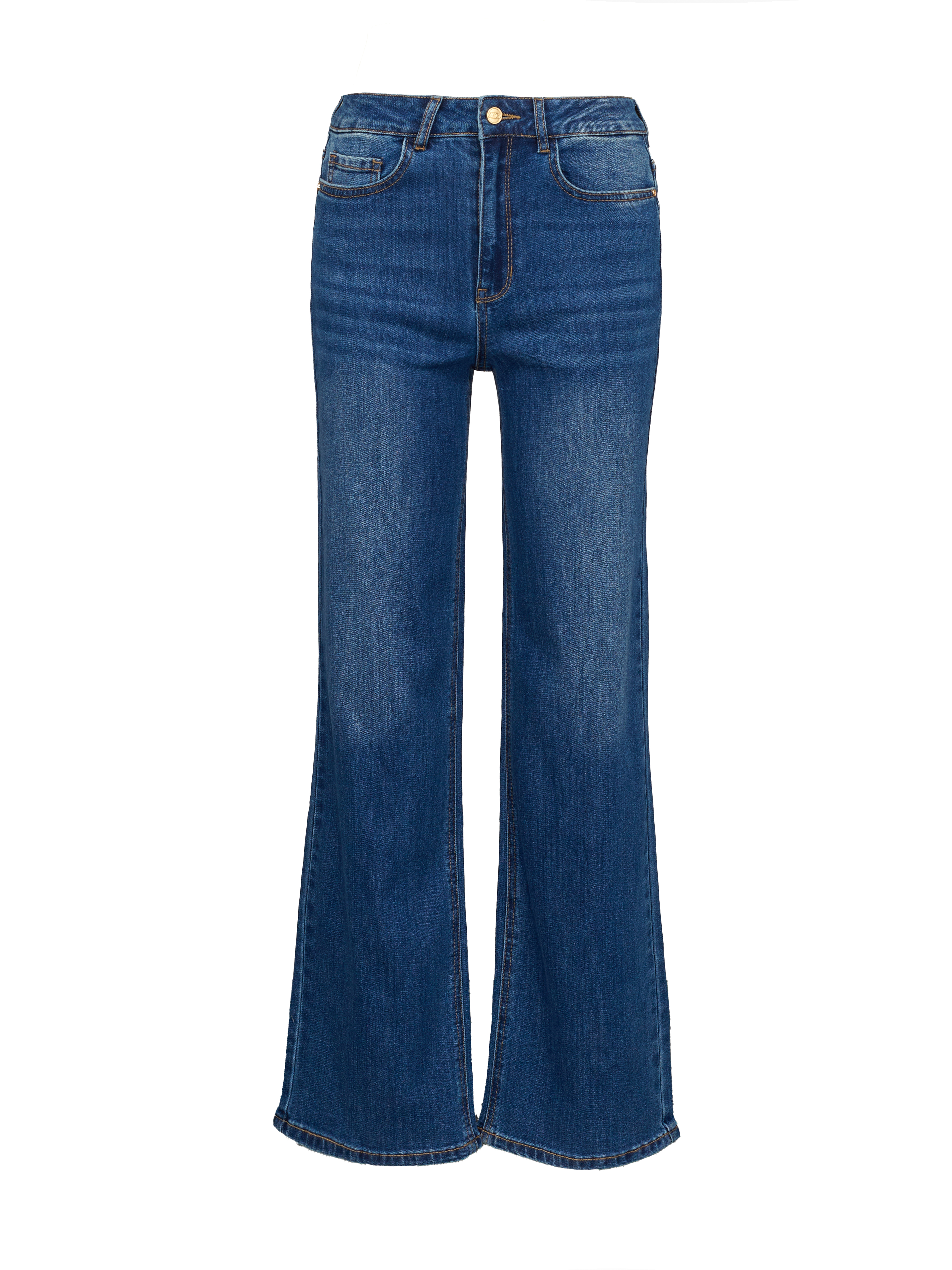 Blue women&#039;s wide leg jeans ORSAY - Women