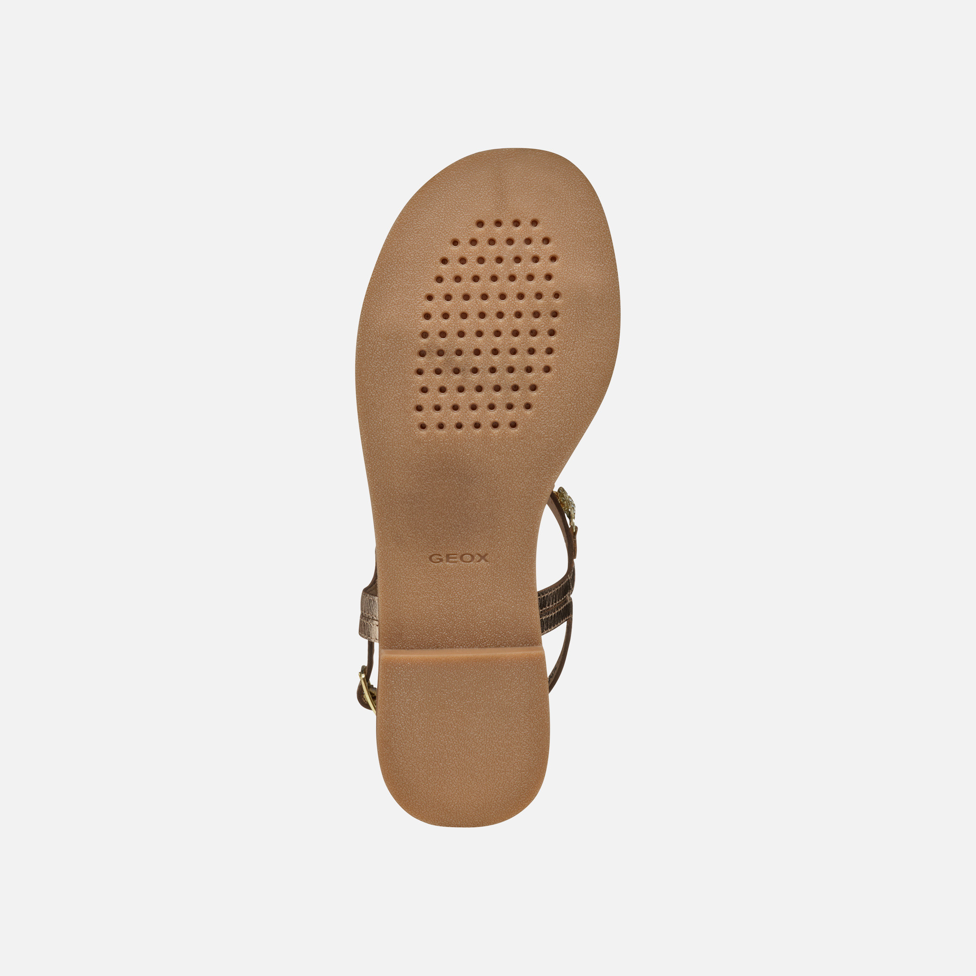 Gold women's sandals Geox Maddalusiac - Women's
