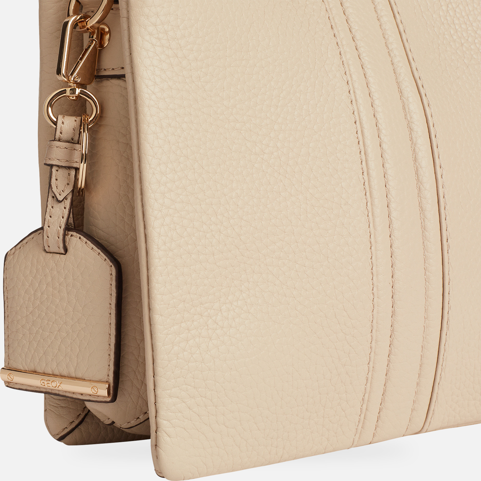 Cream women&#039;s crossbody bag Geox Clarissy - Women&#039;s
