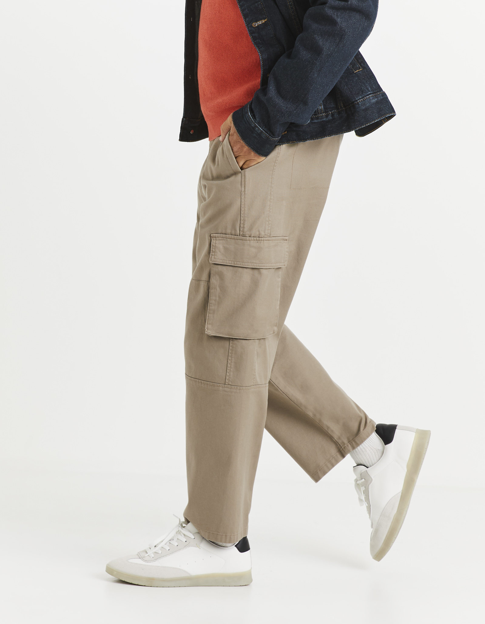 Pantaloni casual pentru barbati Celio - bej